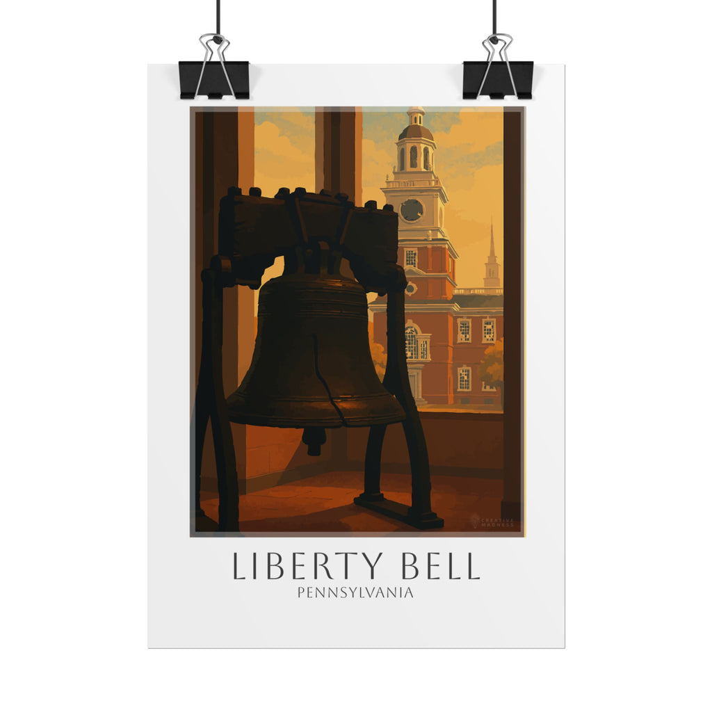 Liberty Bell Travel Poster
