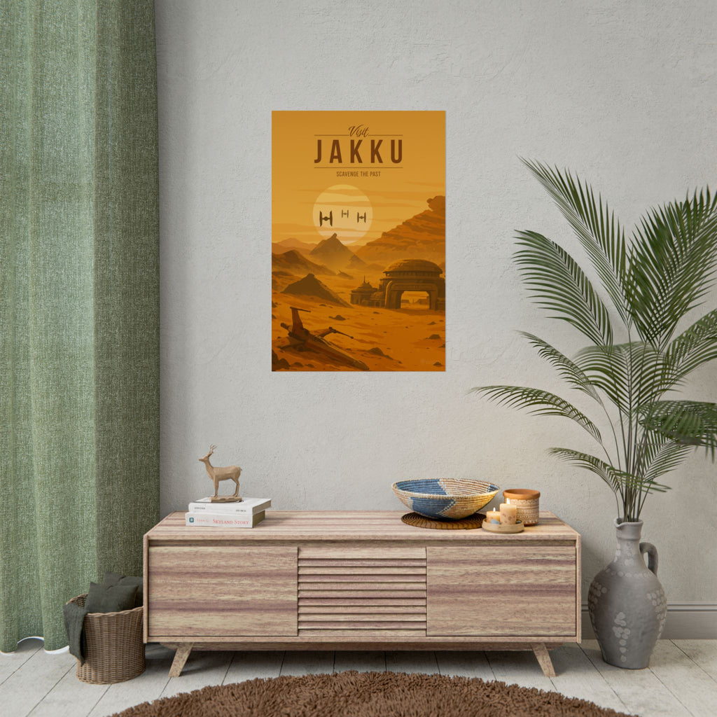 Jakku Travel Poster