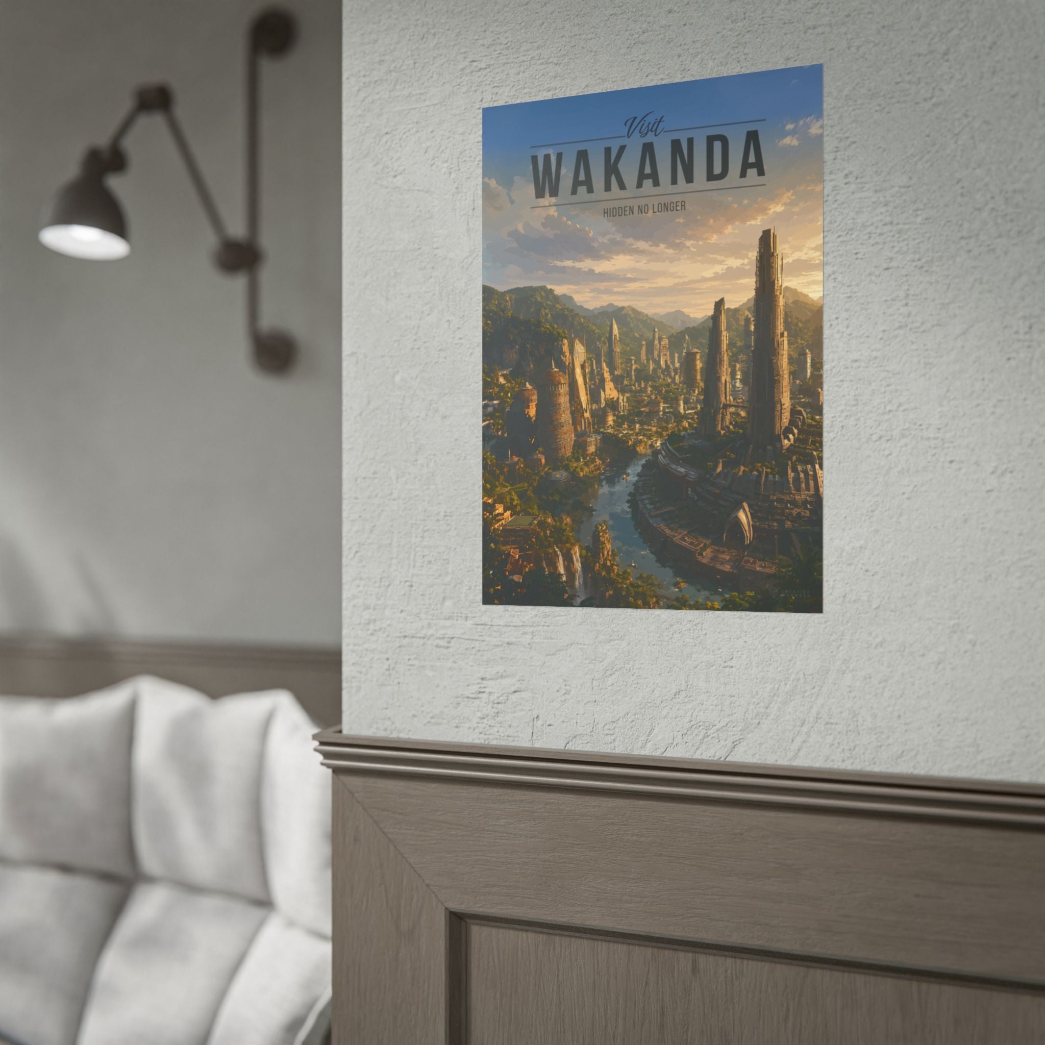 Wakanda Travel Poster