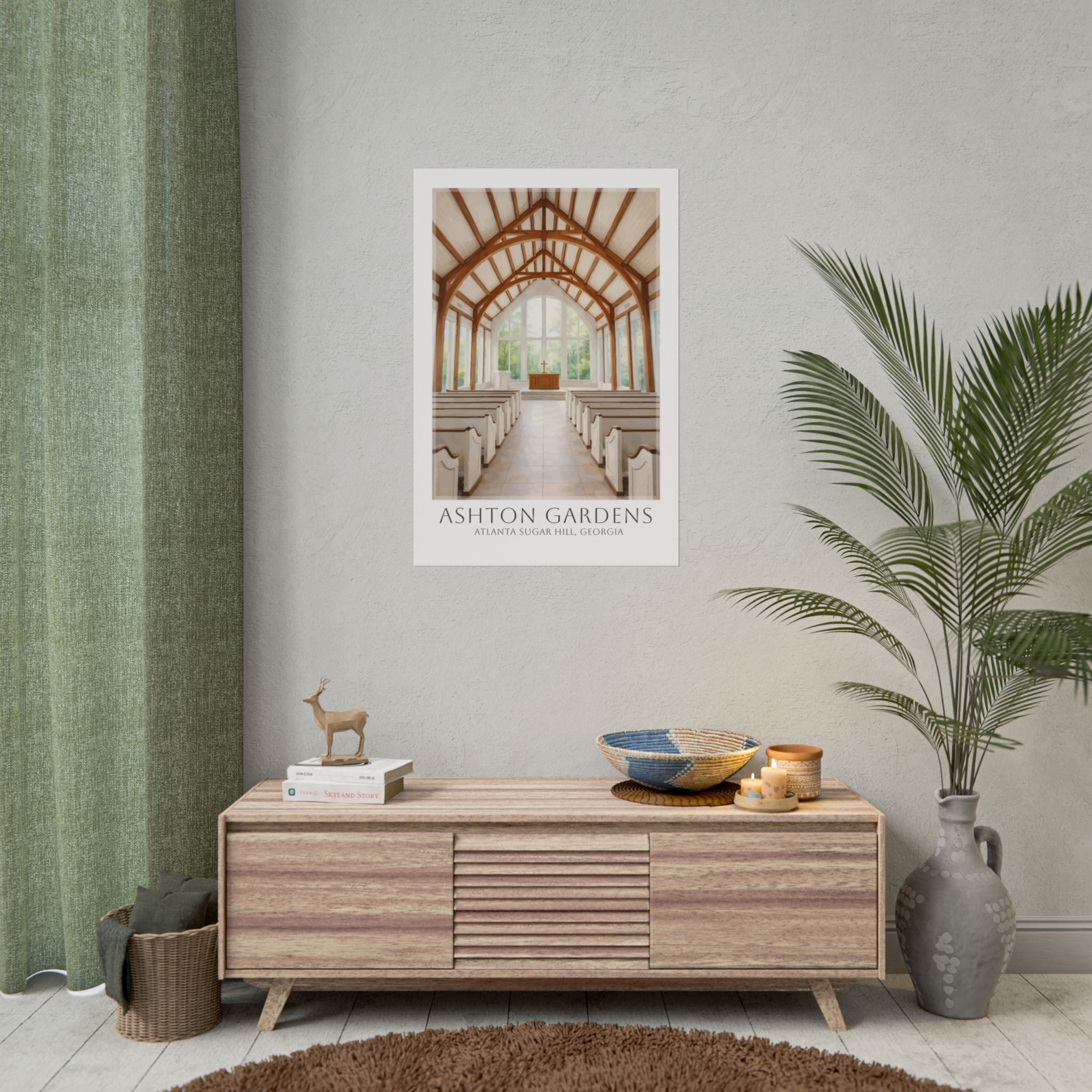 Ashton Gardens Travel Poster