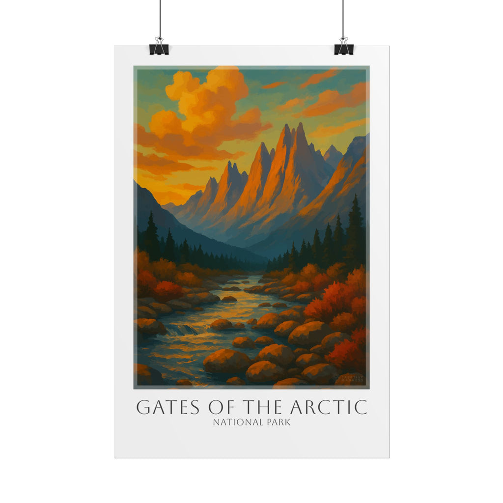 GATES OF_THE ARCTIC * Travel Poster * National Park Wall Art