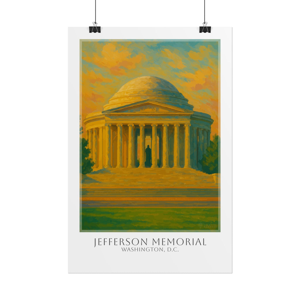 Jefferson Memorial Travel Poster