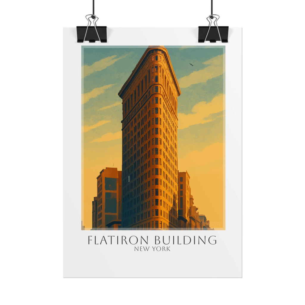 Flatiron Building Travel Poster