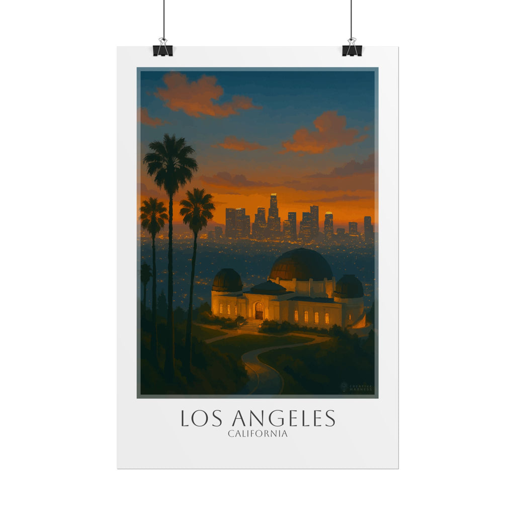 Los Angeles Travel Poster