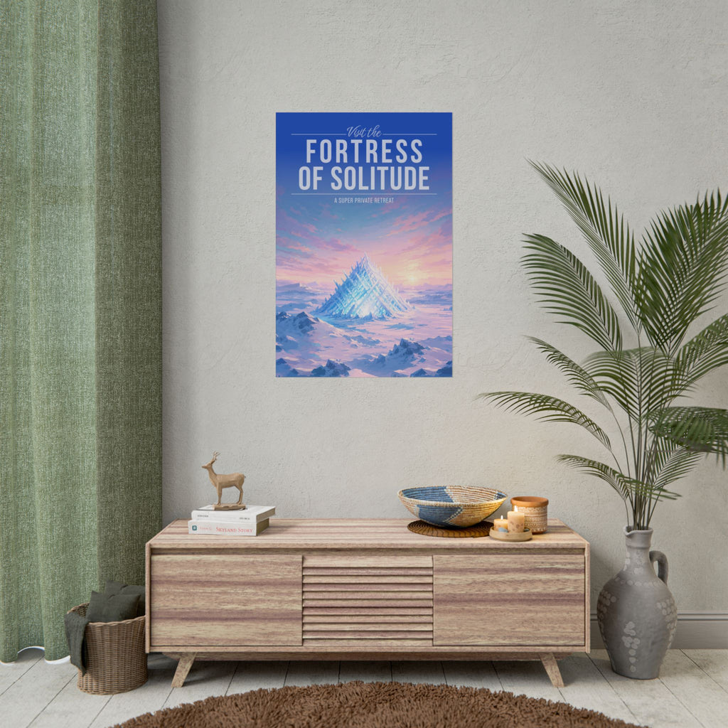 Fortress Of Solitude Travel Poster