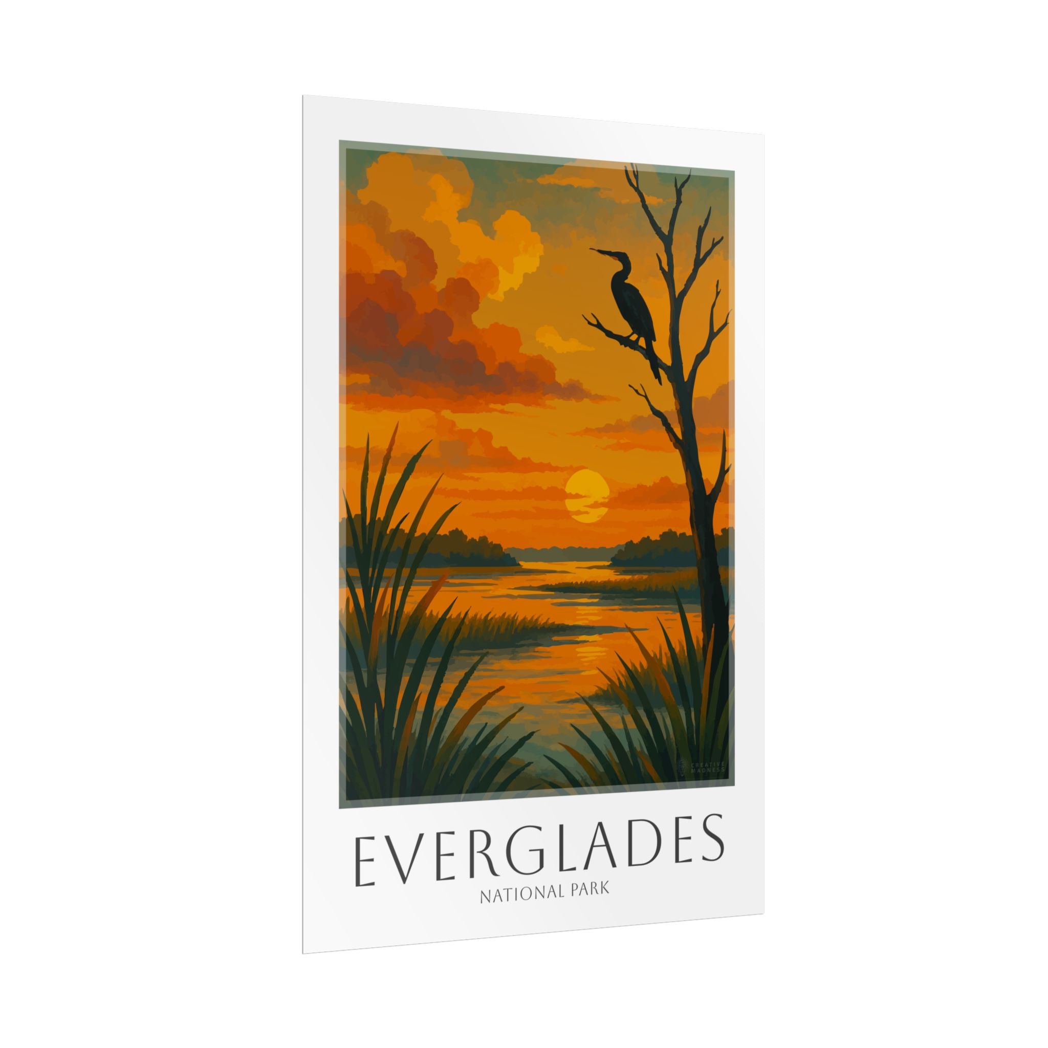 EVERGLADES * Travel Poster * National Park Wall Art
