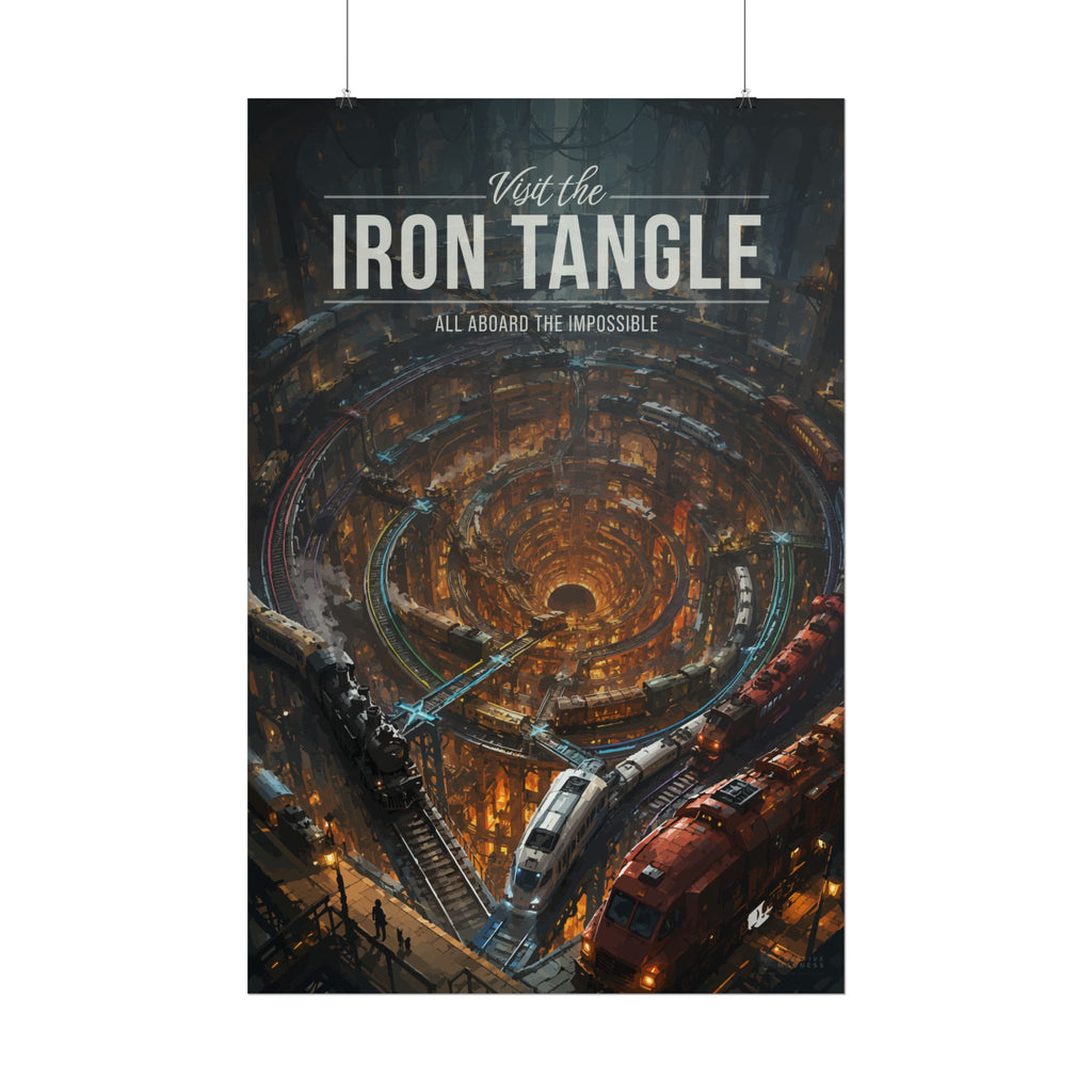 Iron Tangle Travel Poster