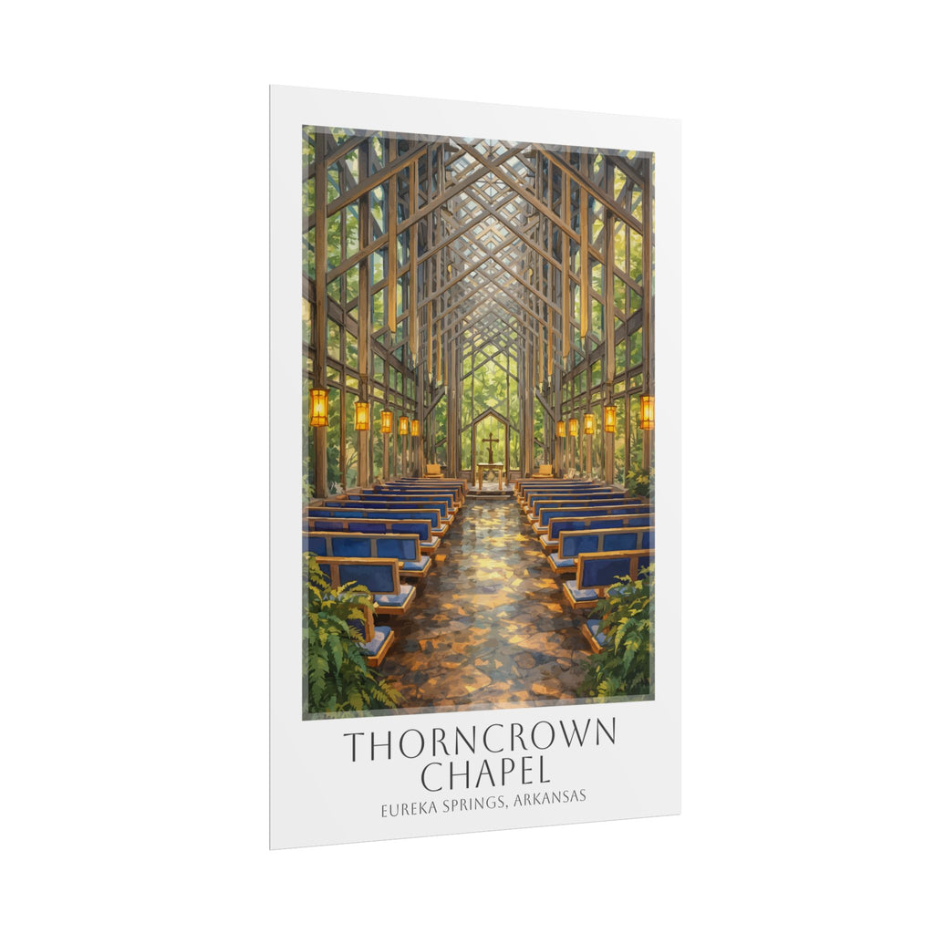 Thorncrown Chapel Travel Poster