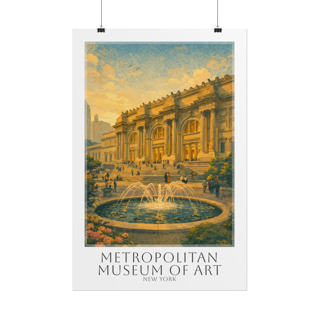 Metropolitan Museum Of Art Travel Poster