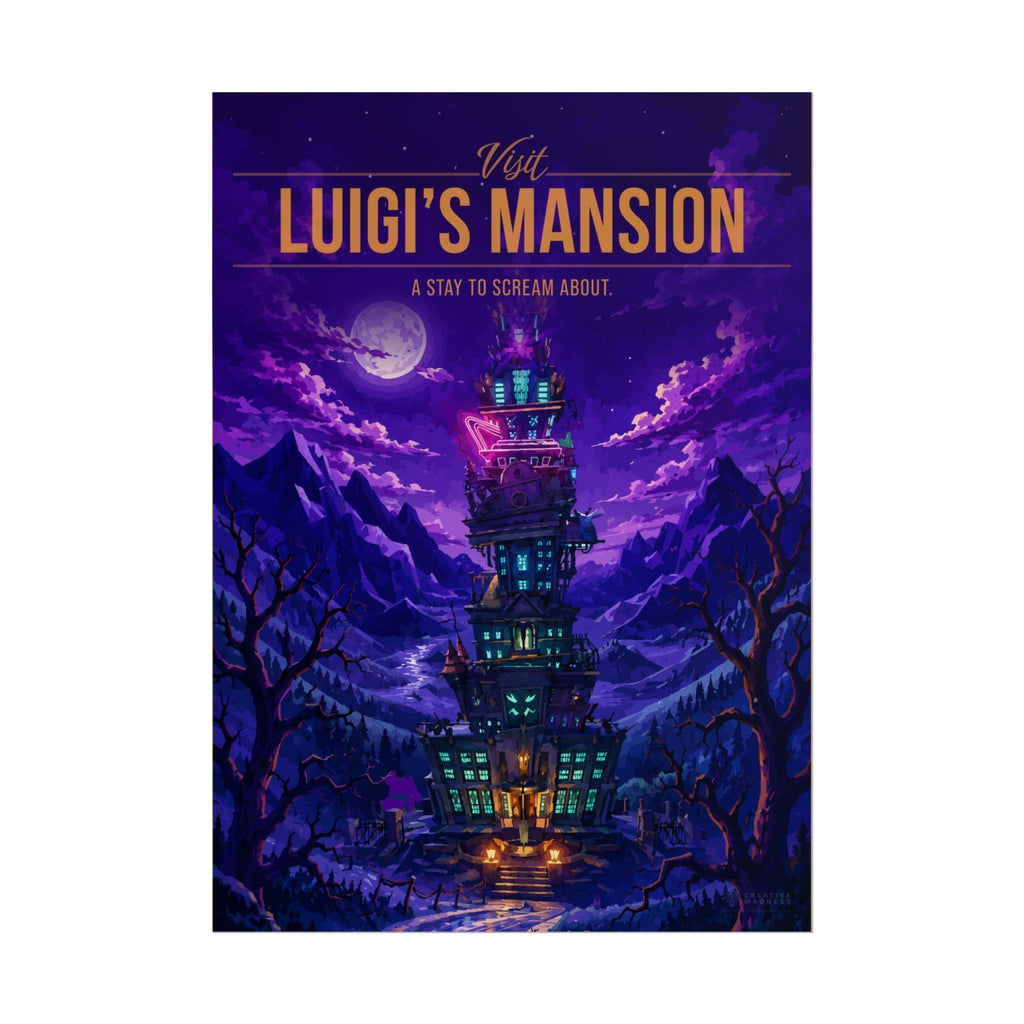 Luigi'S Mansion Travel Poster
