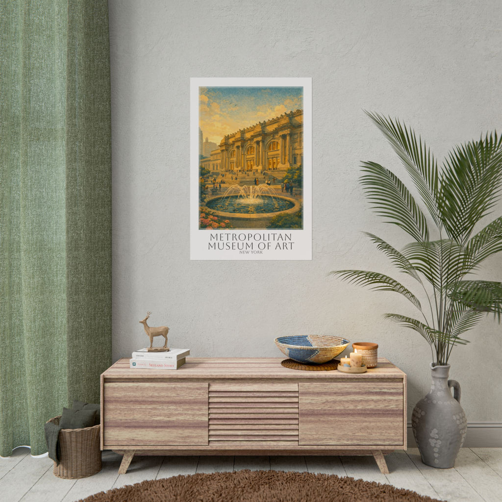 Metropolitan Museum Of Art Travel Poster