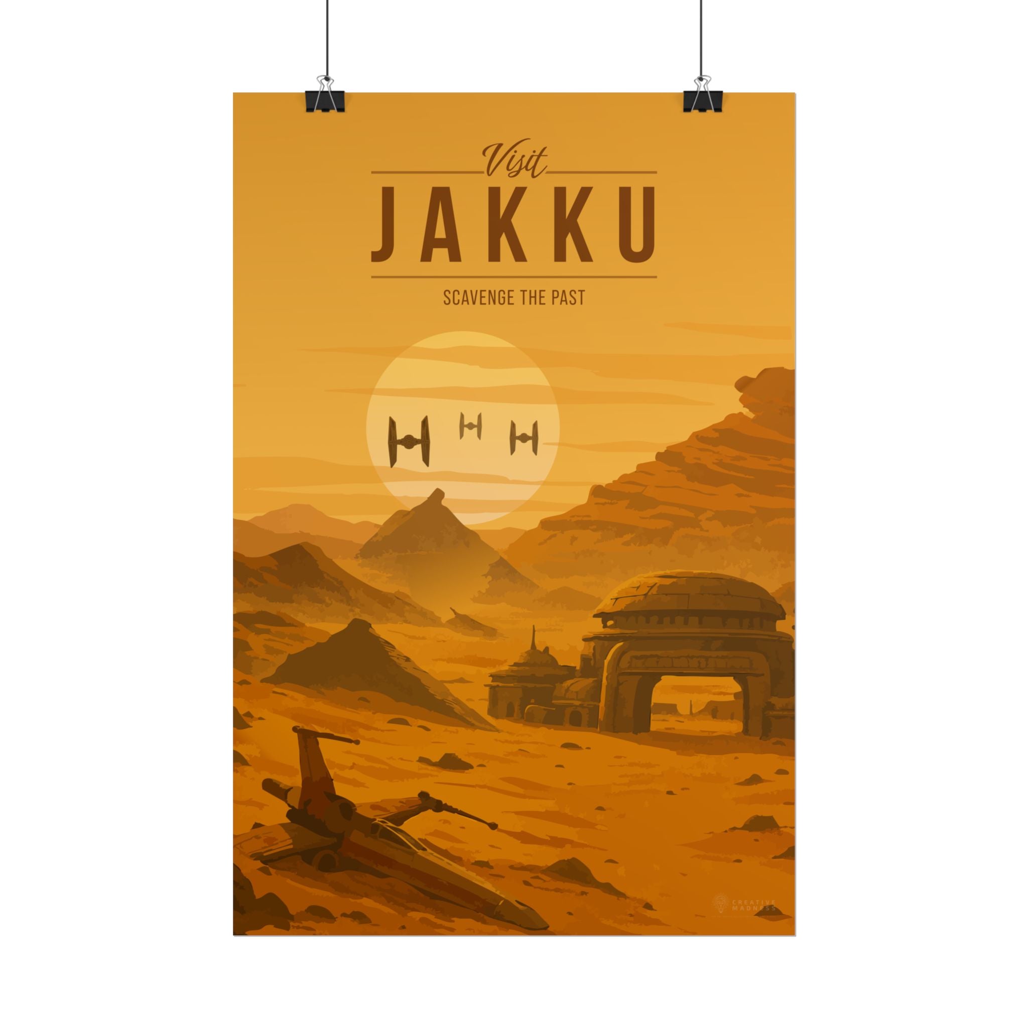 Jakku Travel Poster