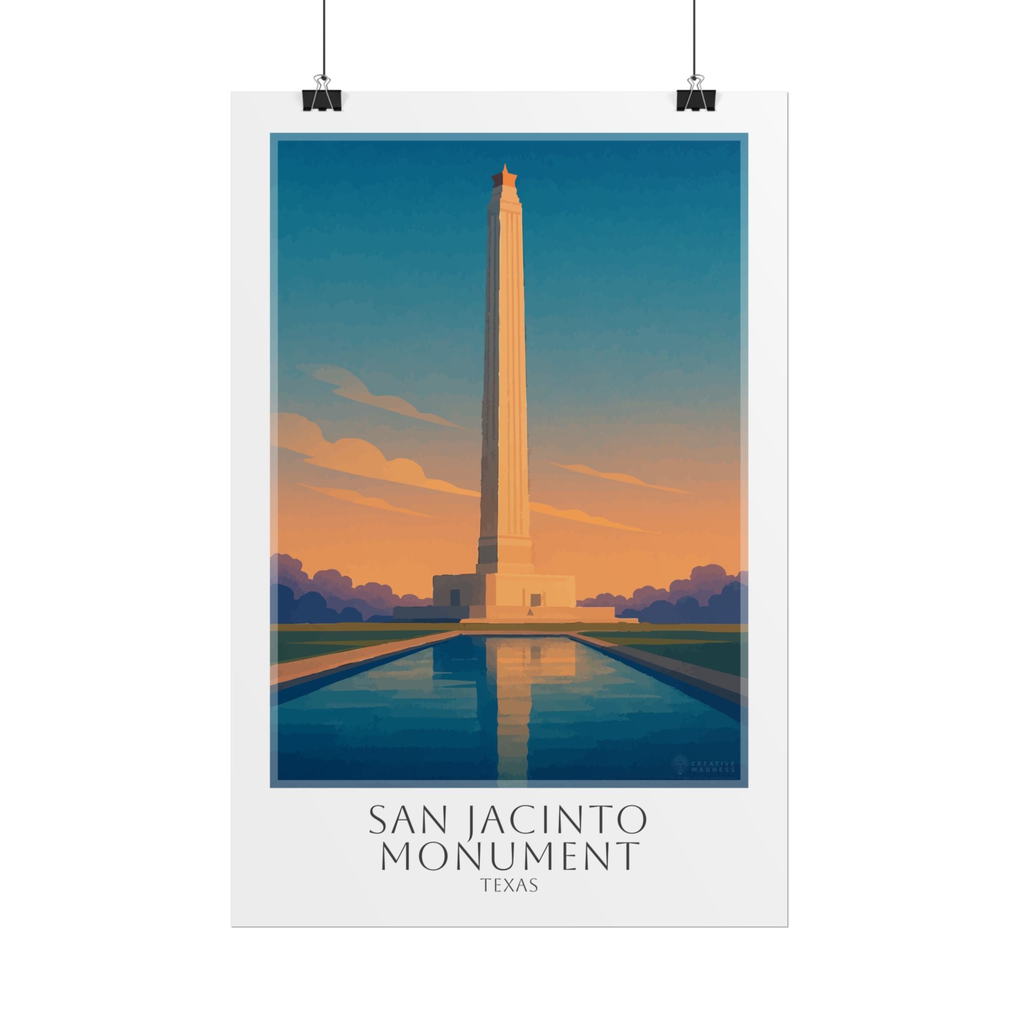 San Jacinto Travel Poster