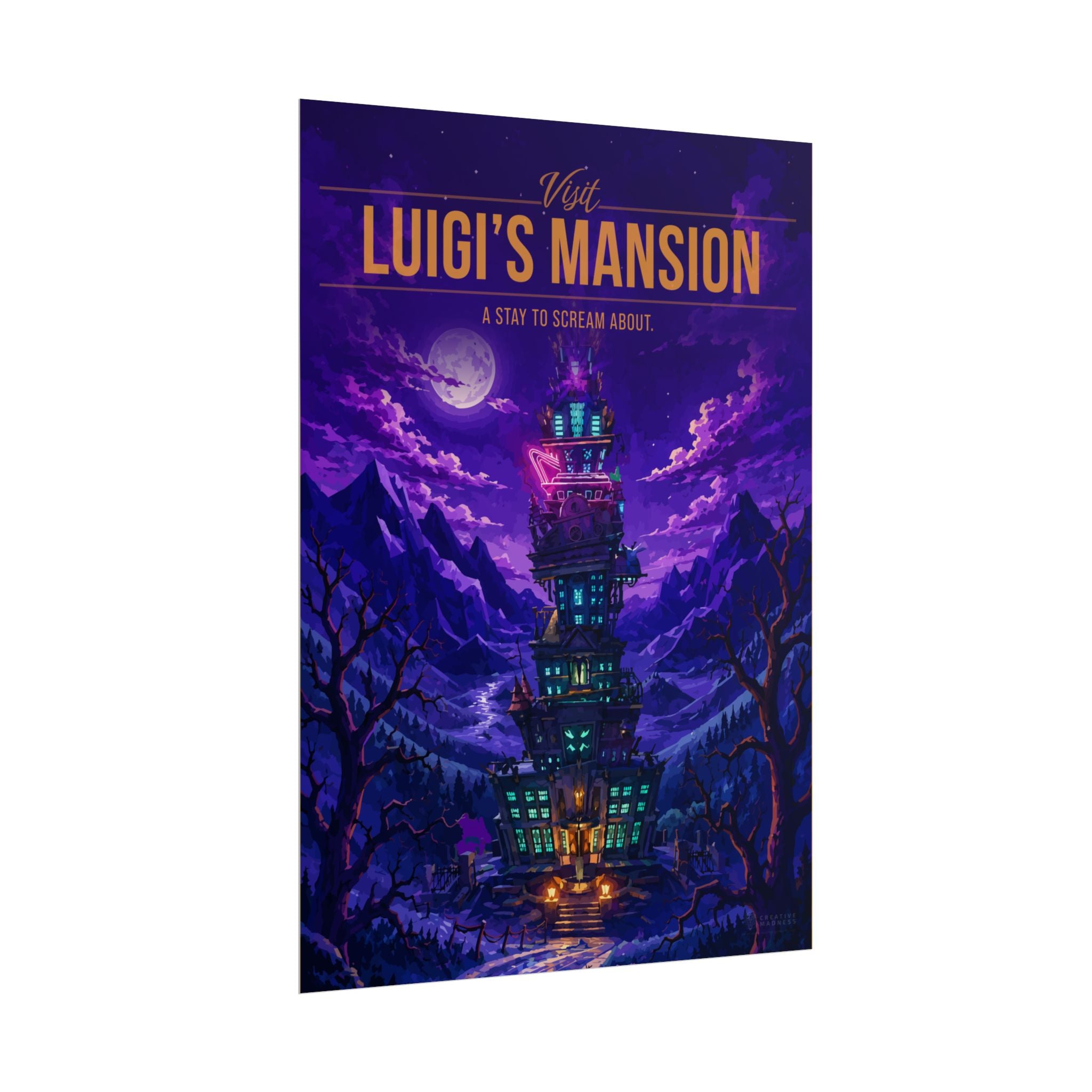 Luigi'S Mansion Travel Poster