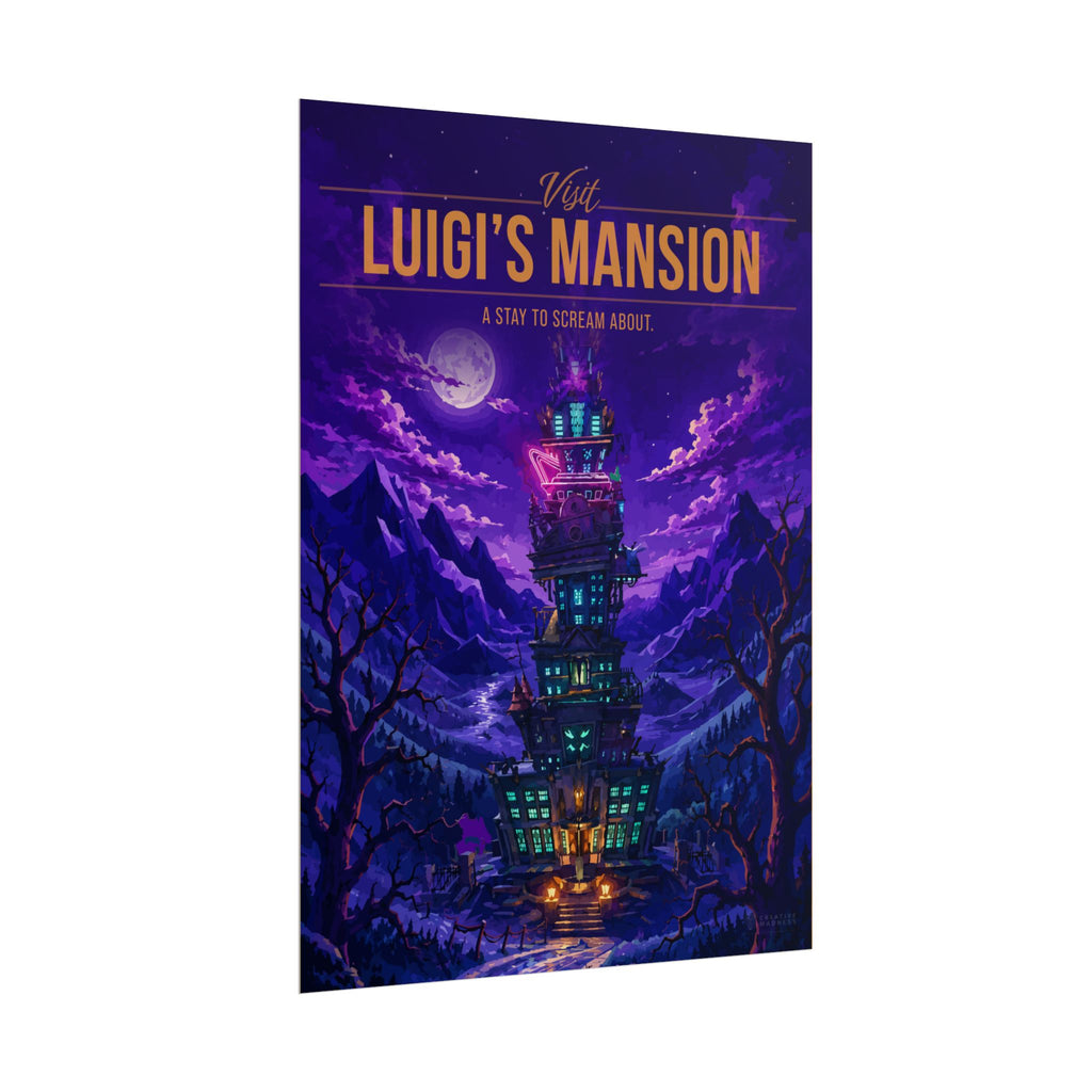 Luigi'S Mansion Travel Poster