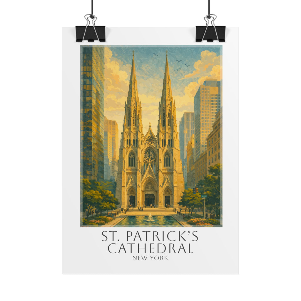 St Patricks Cathedral Travel Poster