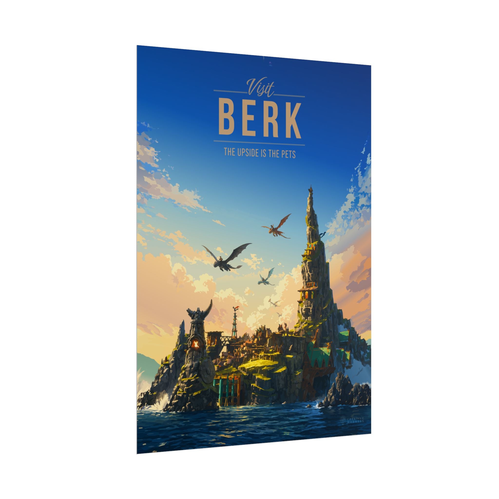 Berk Travel Poster
