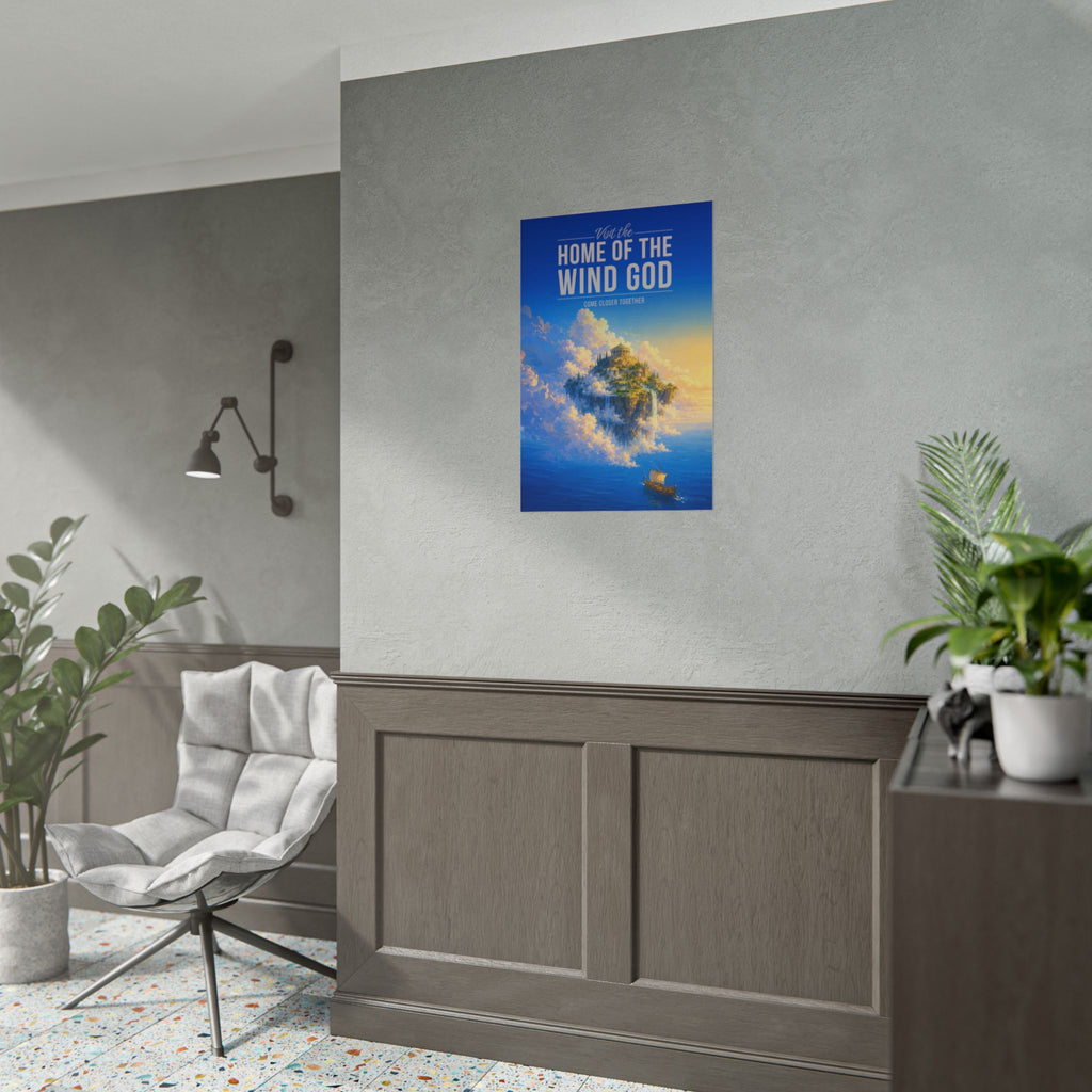 Home Of The Wind God Travel Poster
