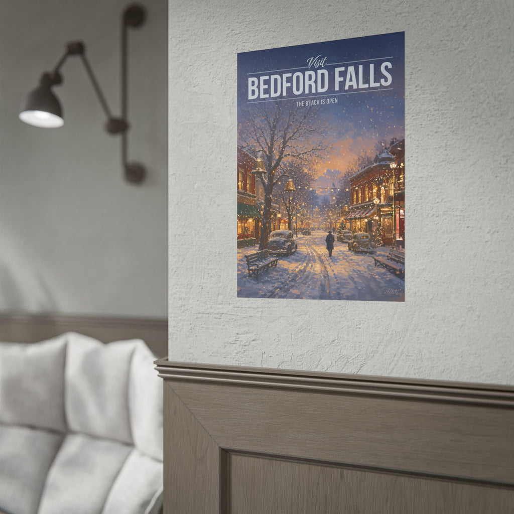 Bedford Falls Travel Poster
