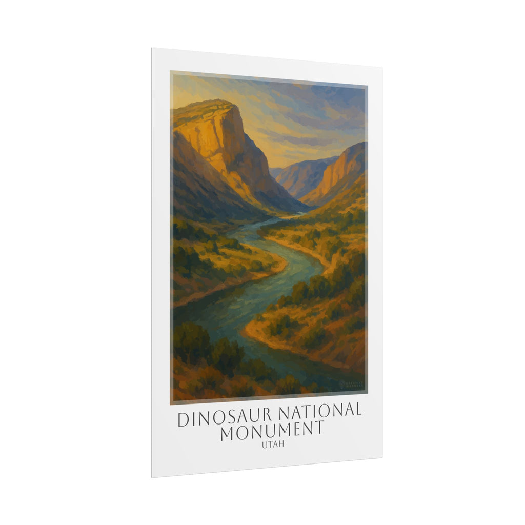 Dinosaur Travel Poster