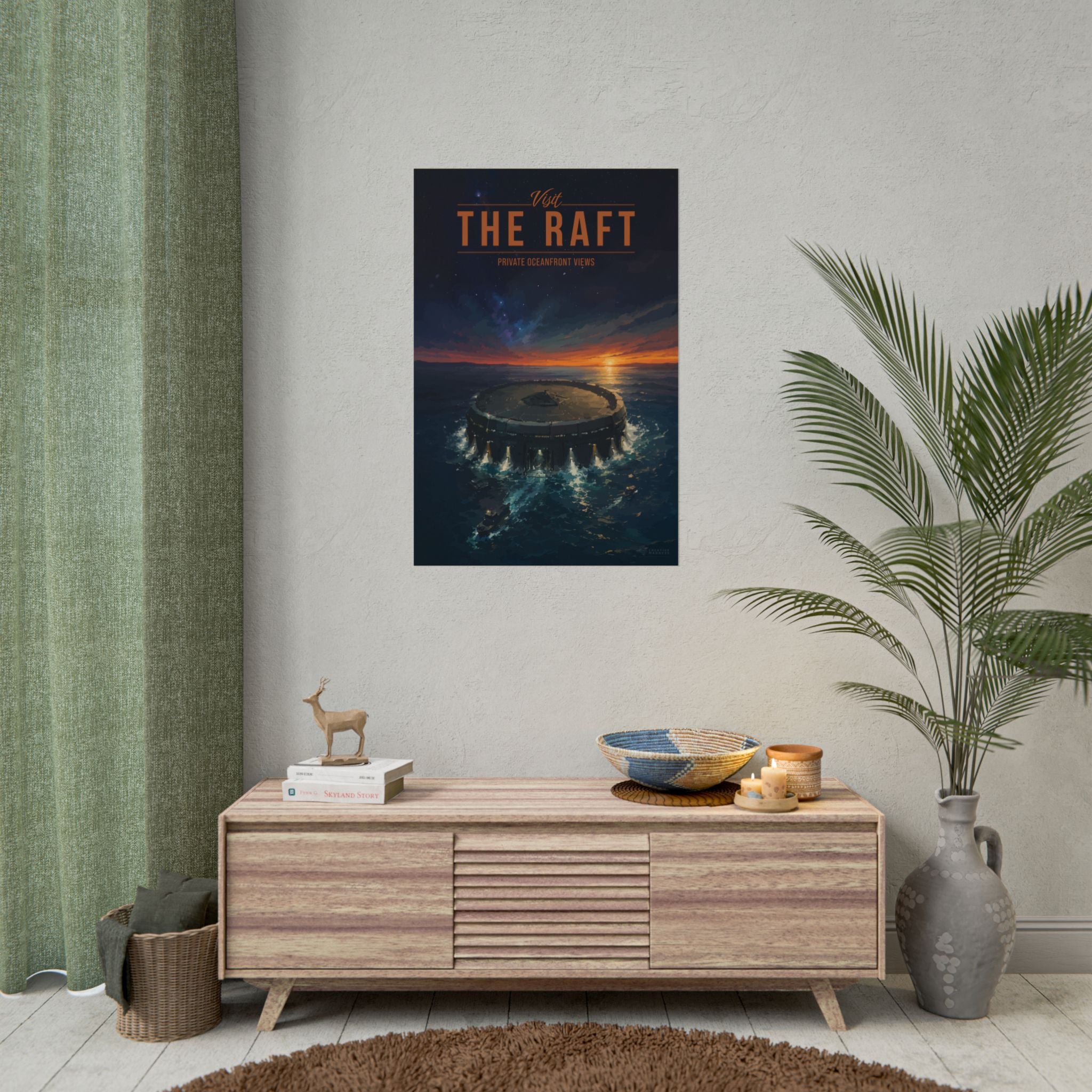 The Raft Travel Poster