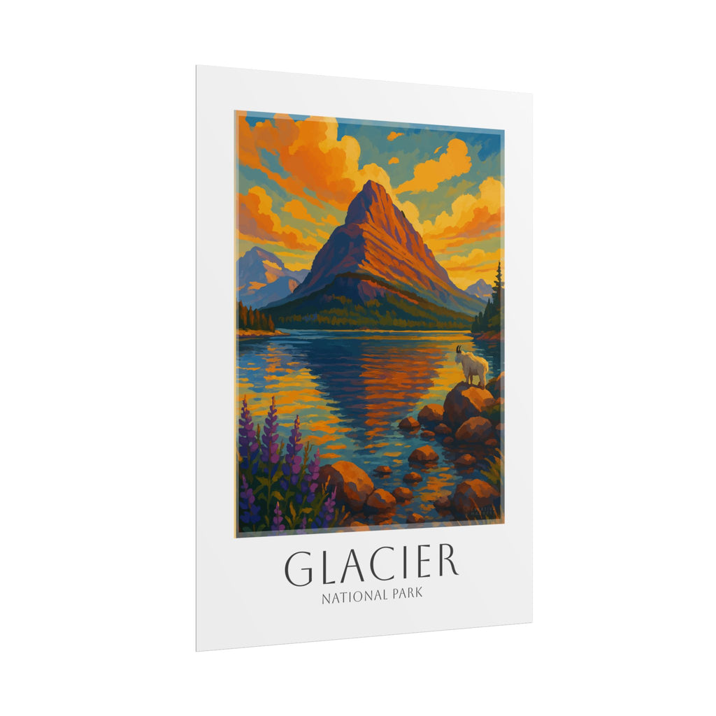 GLACIER  * Travel Poster * National Park Wall Art