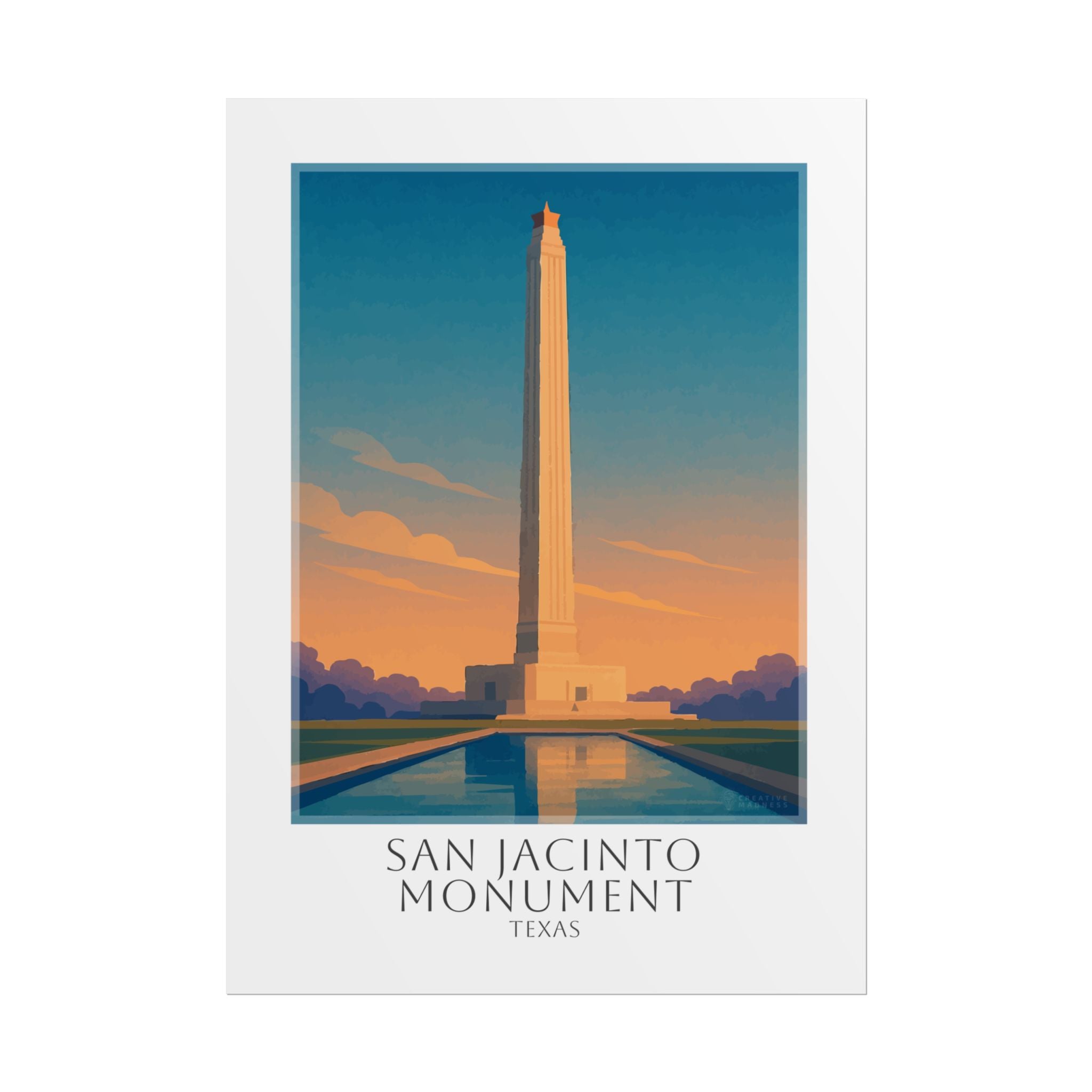 San Jacinto Travel Poster