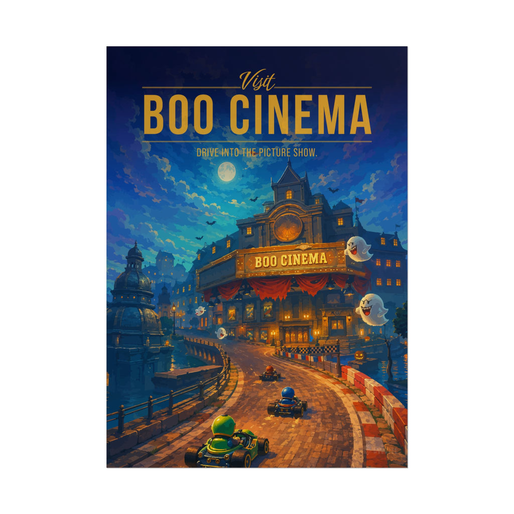 Boo Cinema Travel Poster