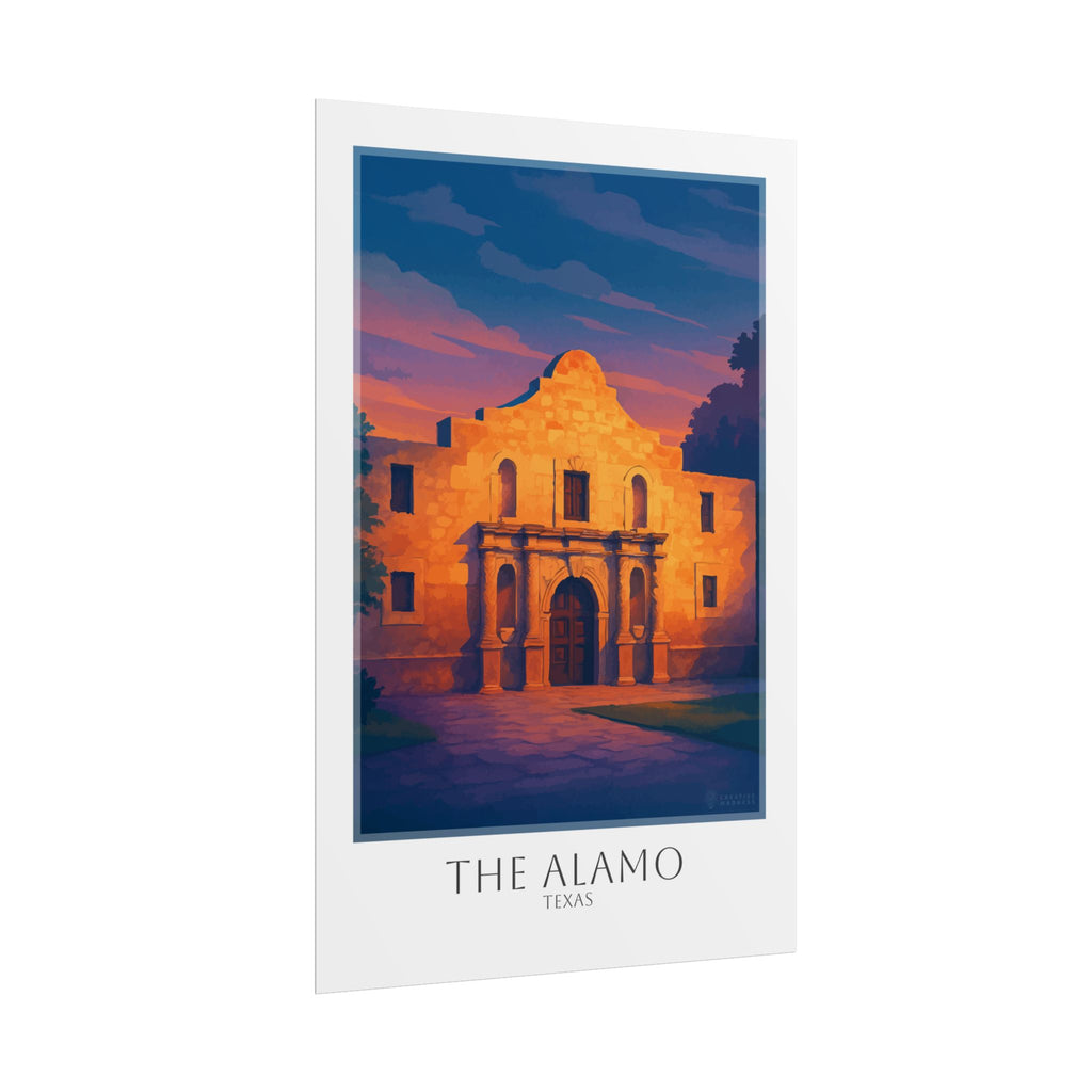 The Alamo Travel Poster