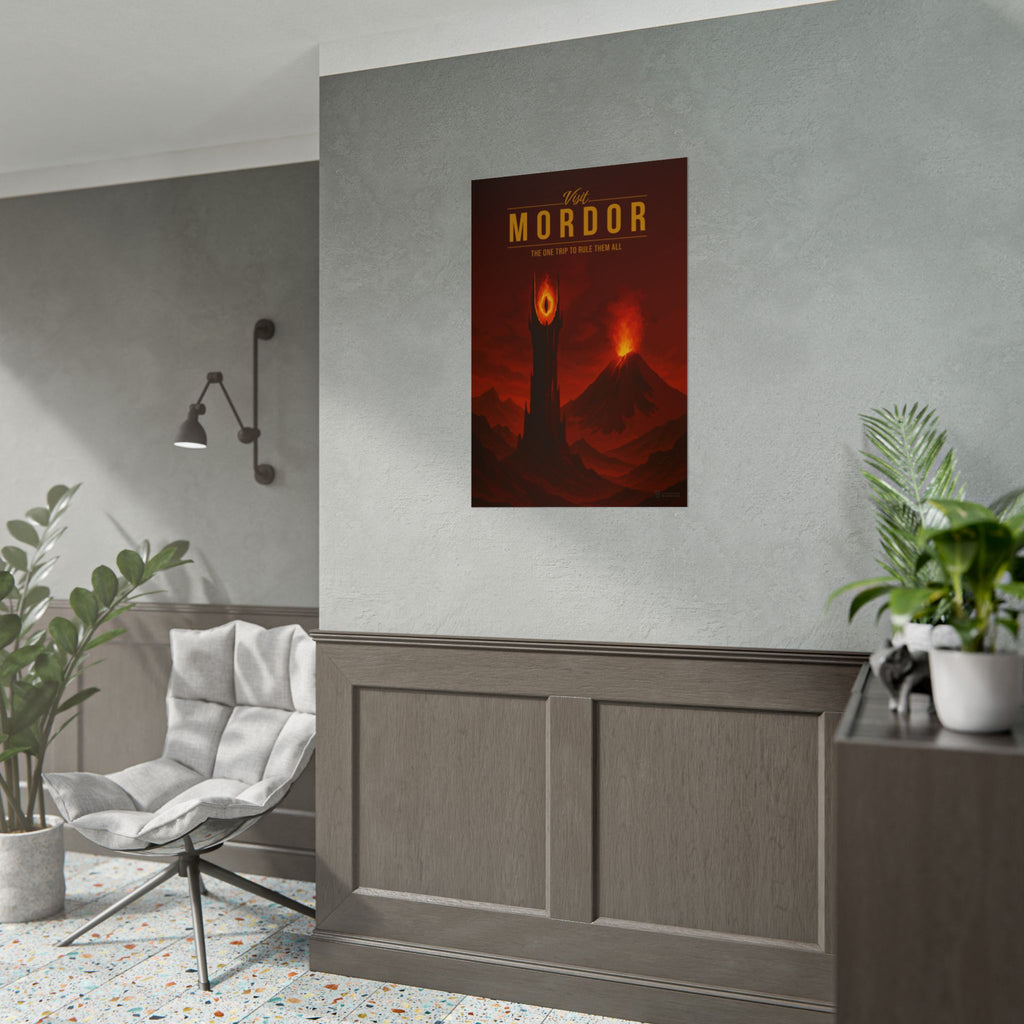 Mordor Travel Poster