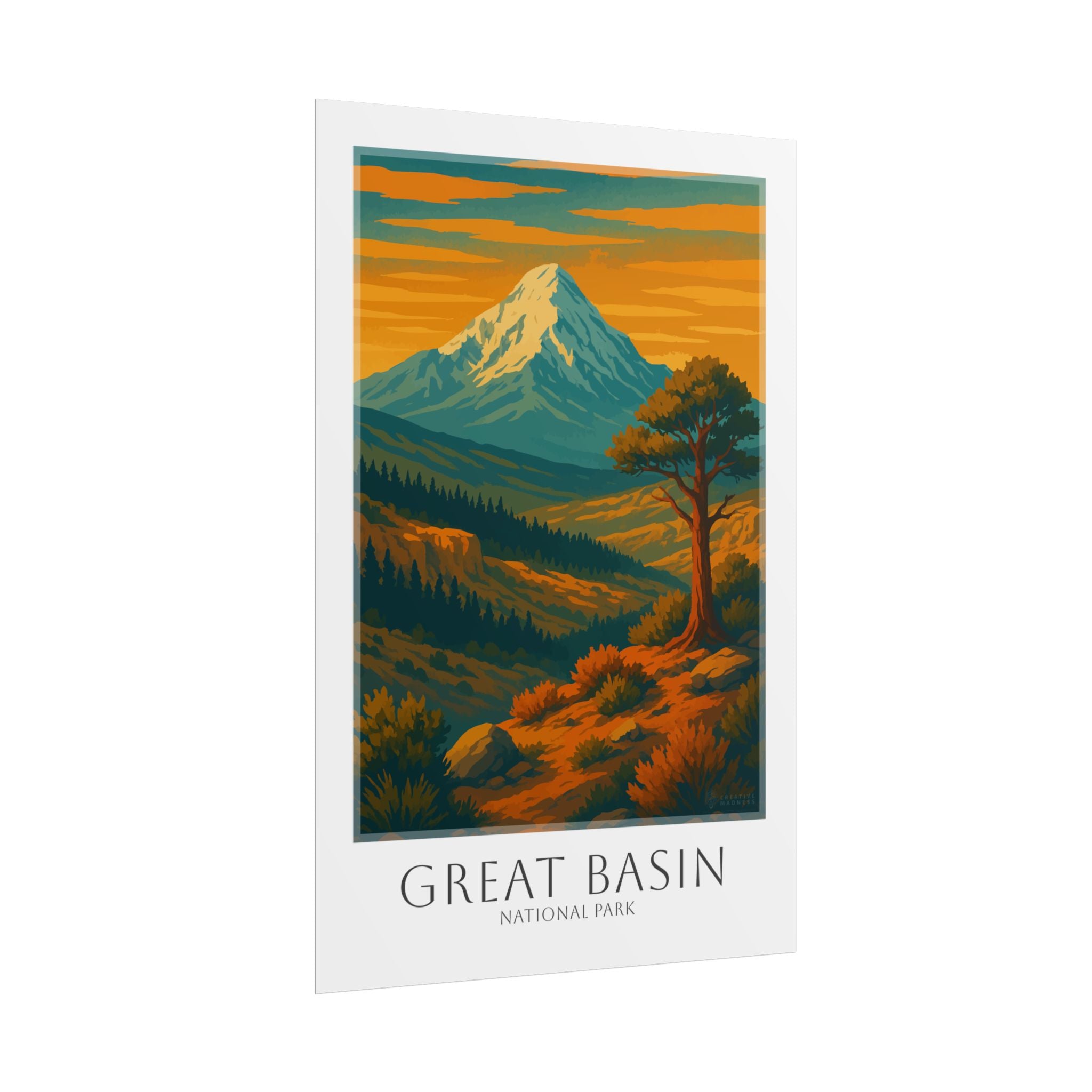 GREAT BASIN  * Travel Poster * National Park Wall Art