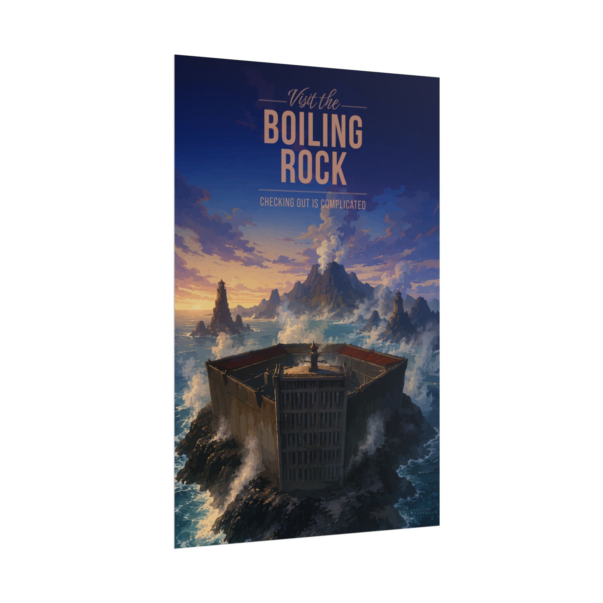 Boiling Rock Travel Poster