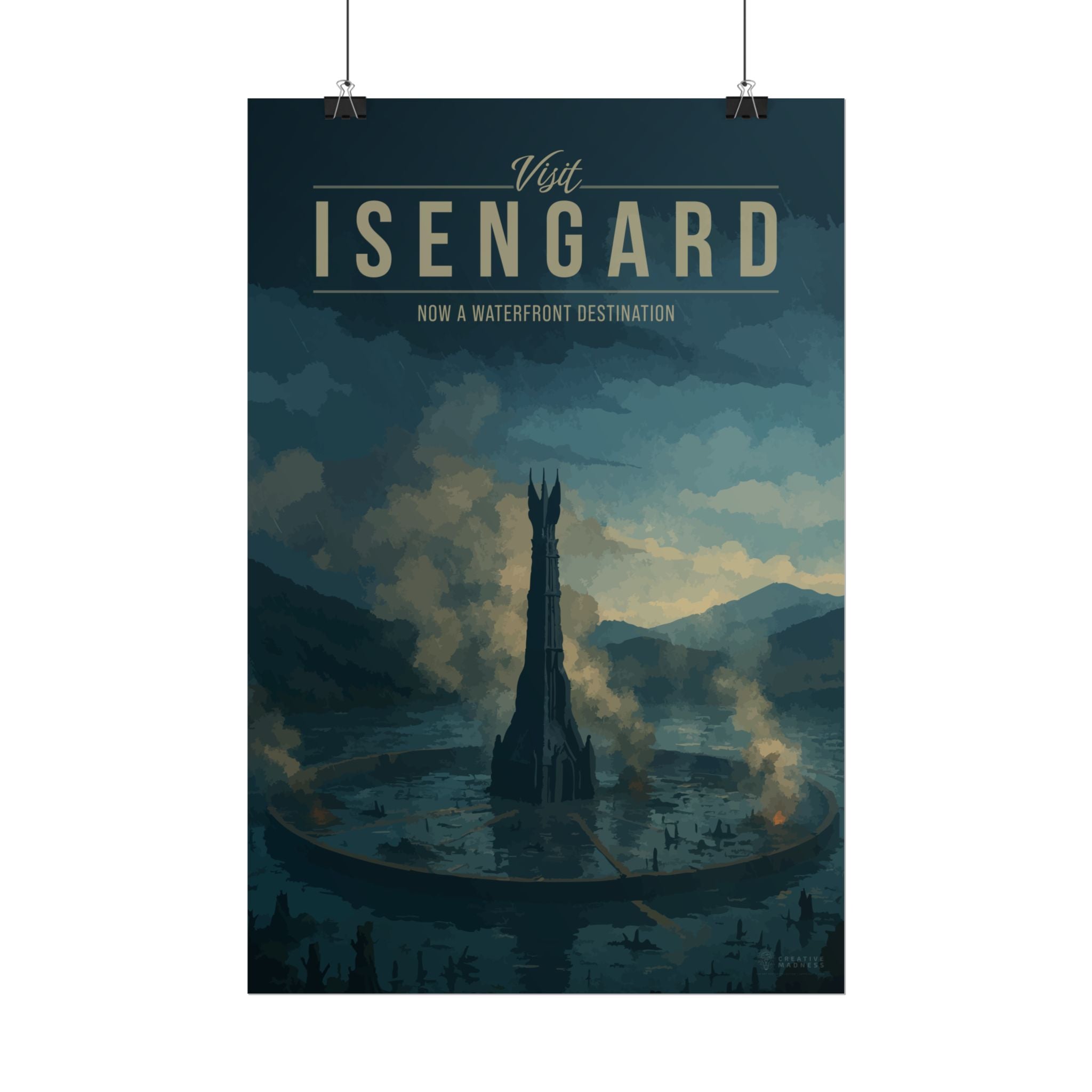Isengard Travel Poster
