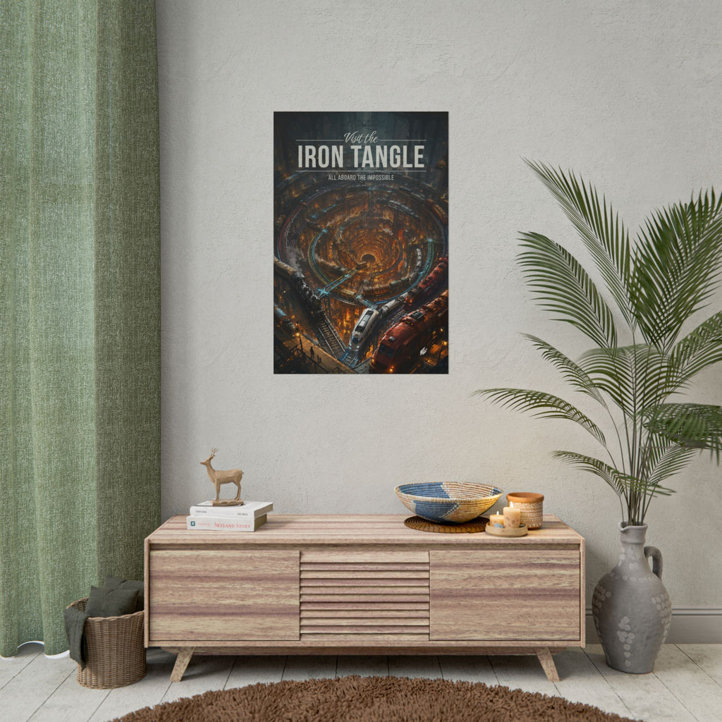 Iron Tangle Travel Poster