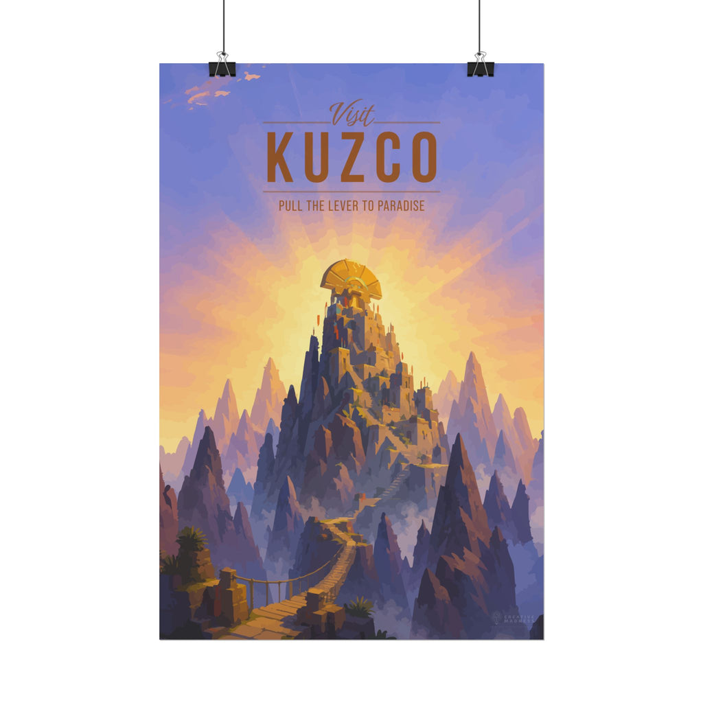 Kuzco Travel Poster
