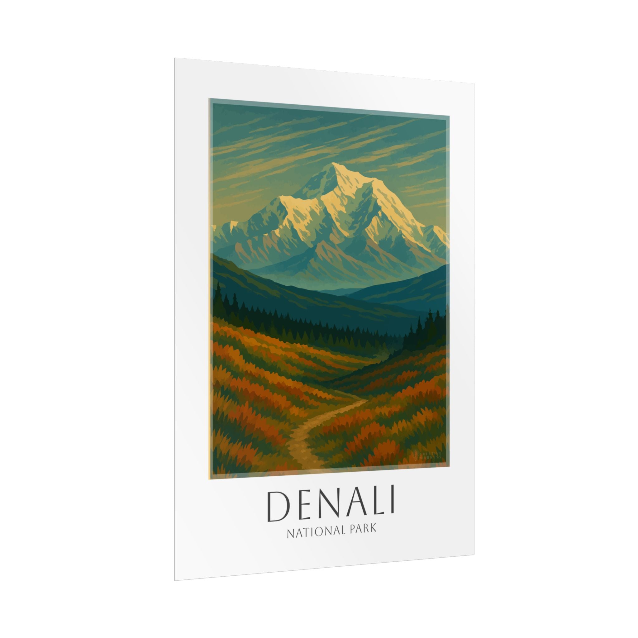 DENALI * Travel Poster * National Park Wall Art