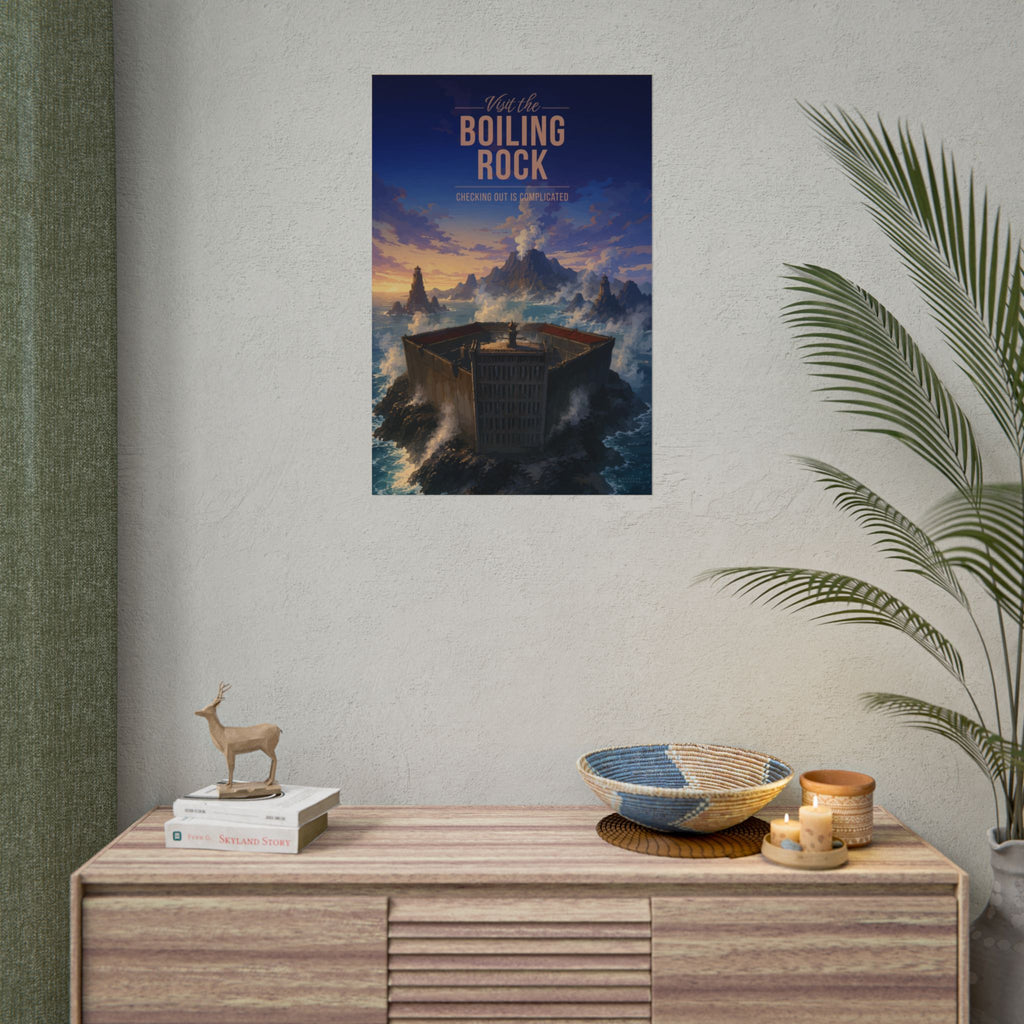 Boiling Rock Travel Poster