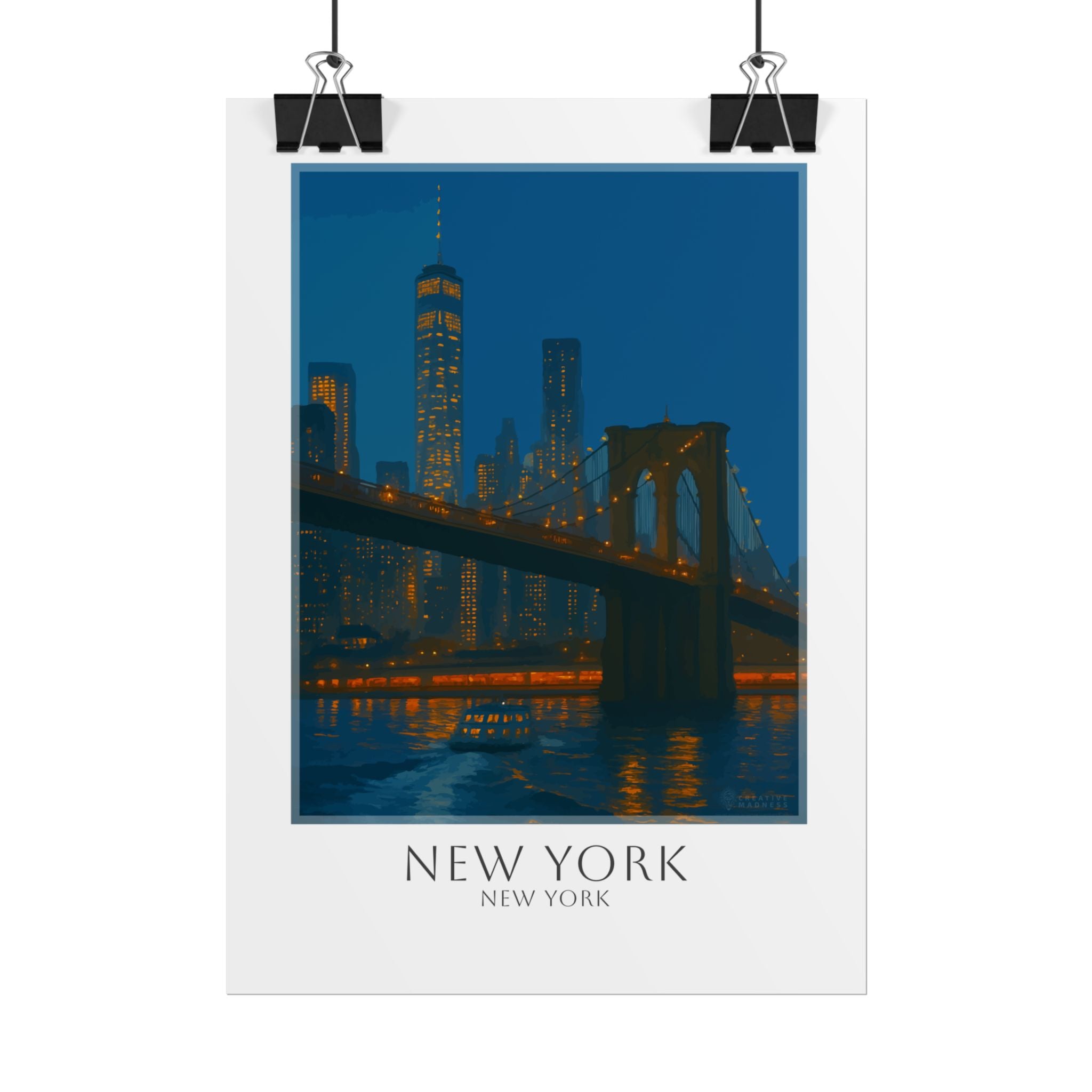 New York Travel Poster