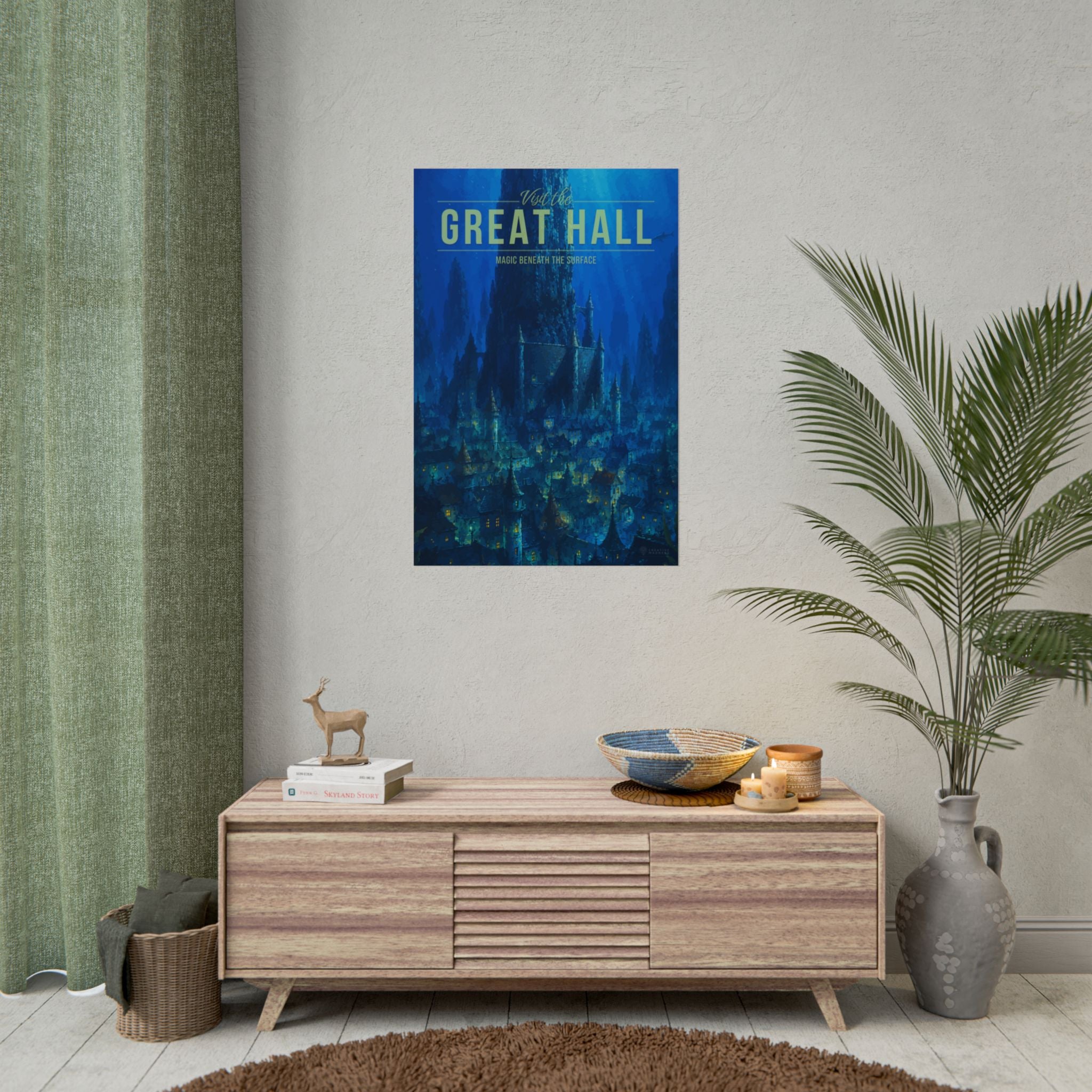 Great Hall Travel Poster