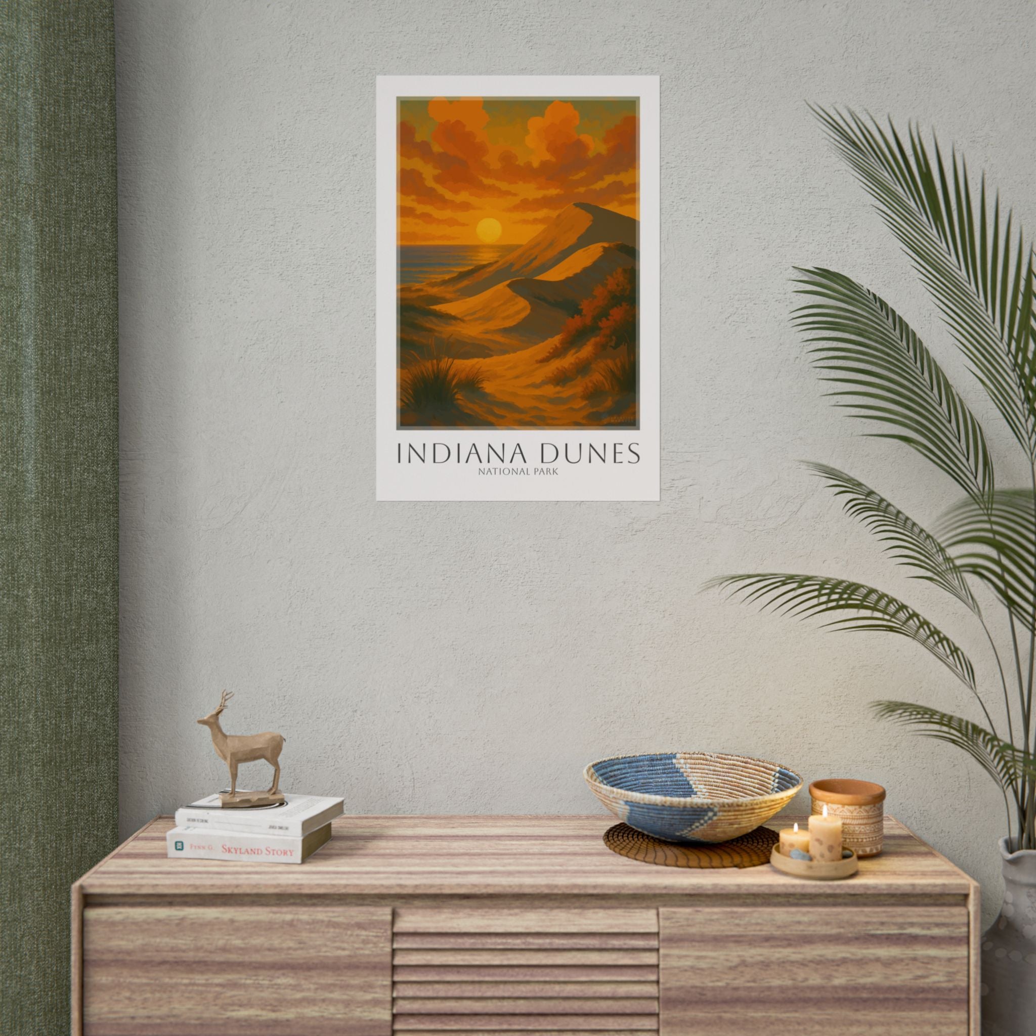 INDIANA DUNES * Travel Poster * National Park Wall Art