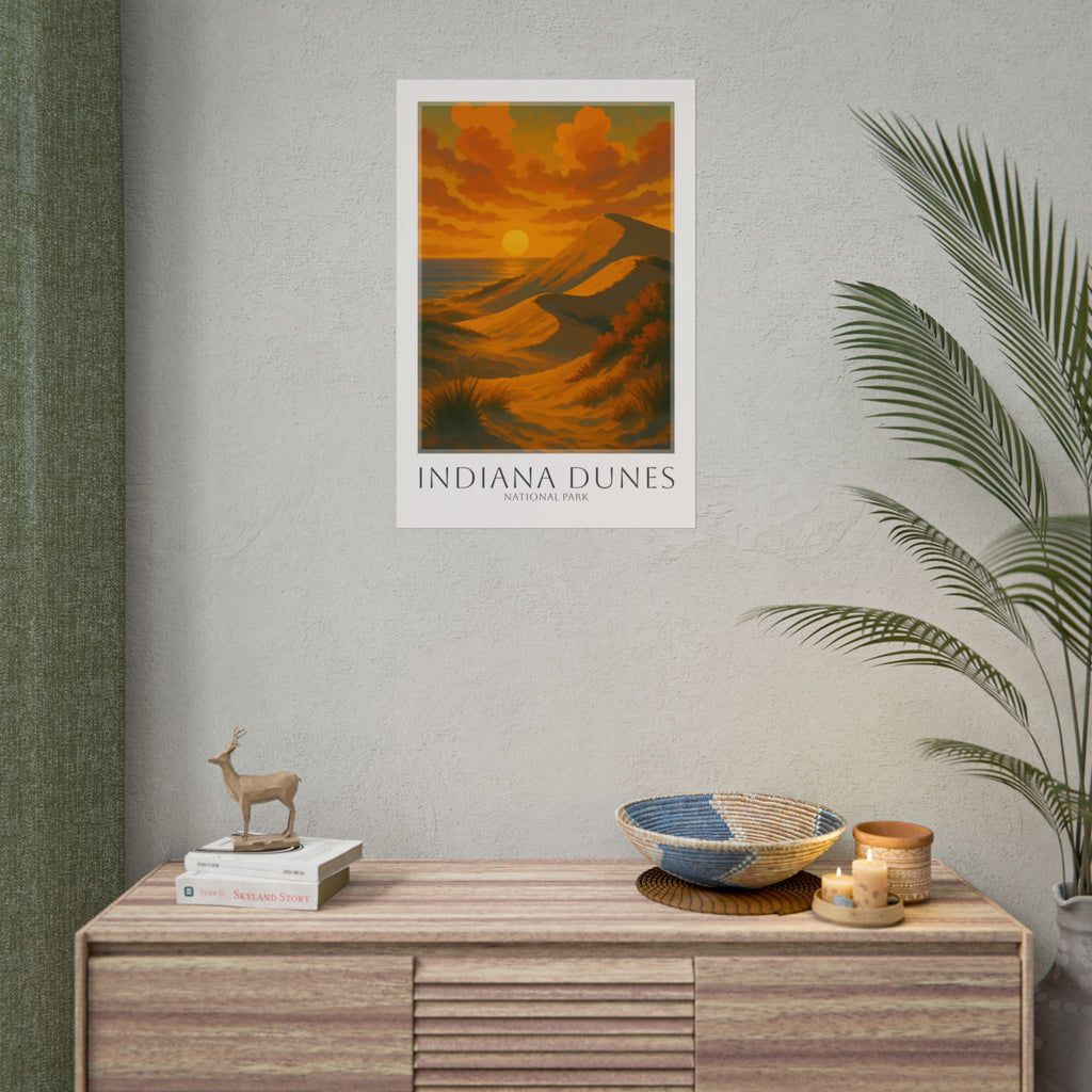 INDIANA DUNES * Travel Poster * National Park Wall Art