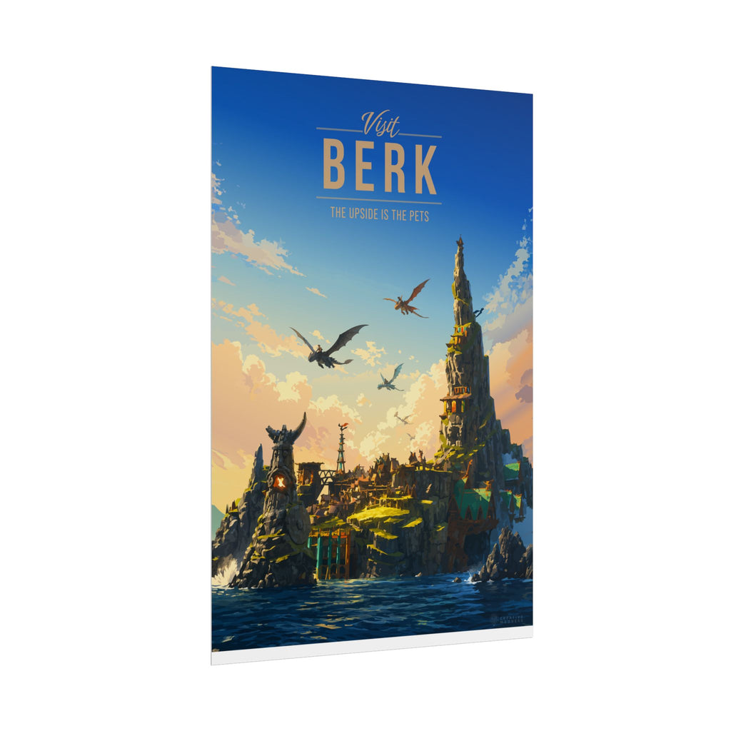 Berk Travel Poster