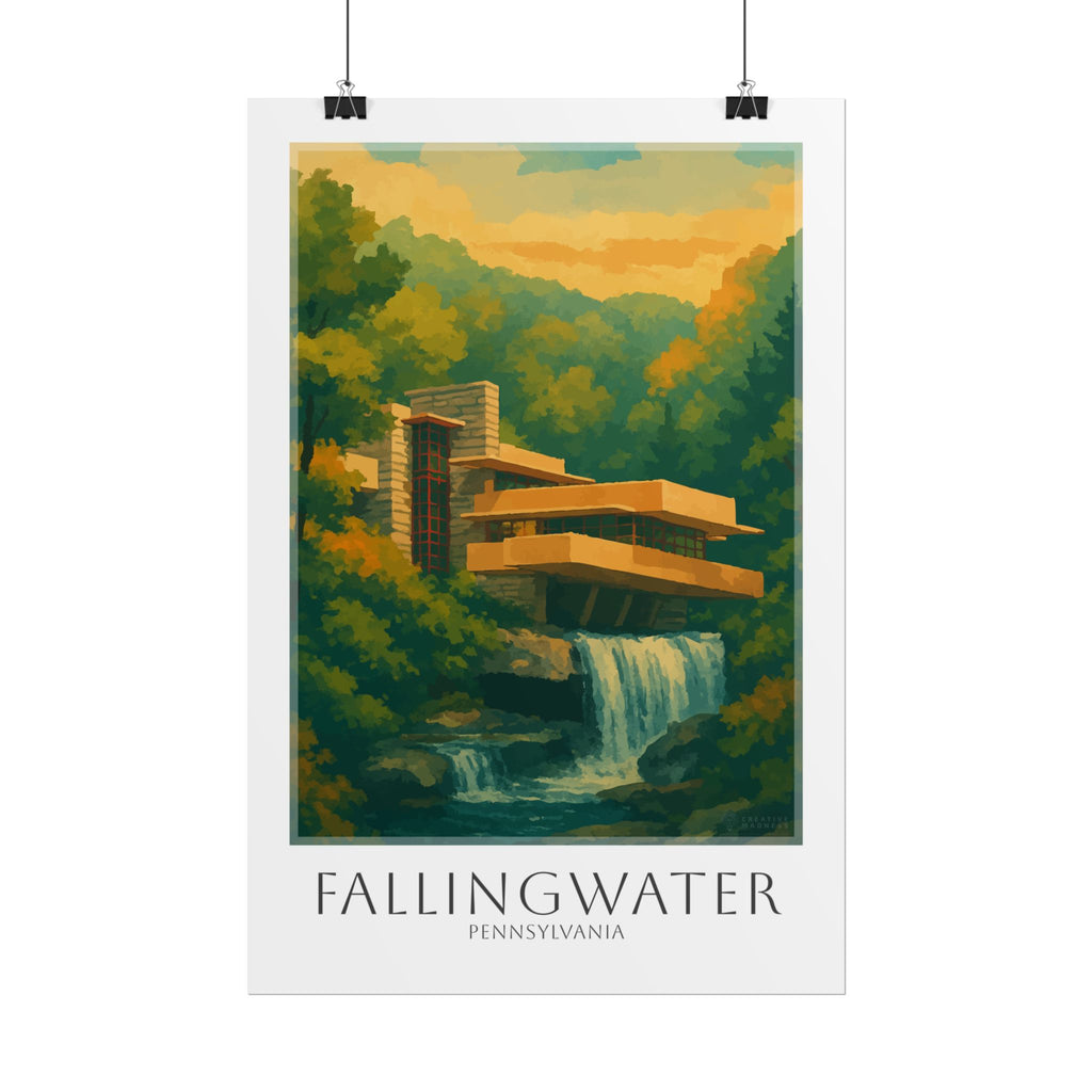 Fallingwater Travel Poster