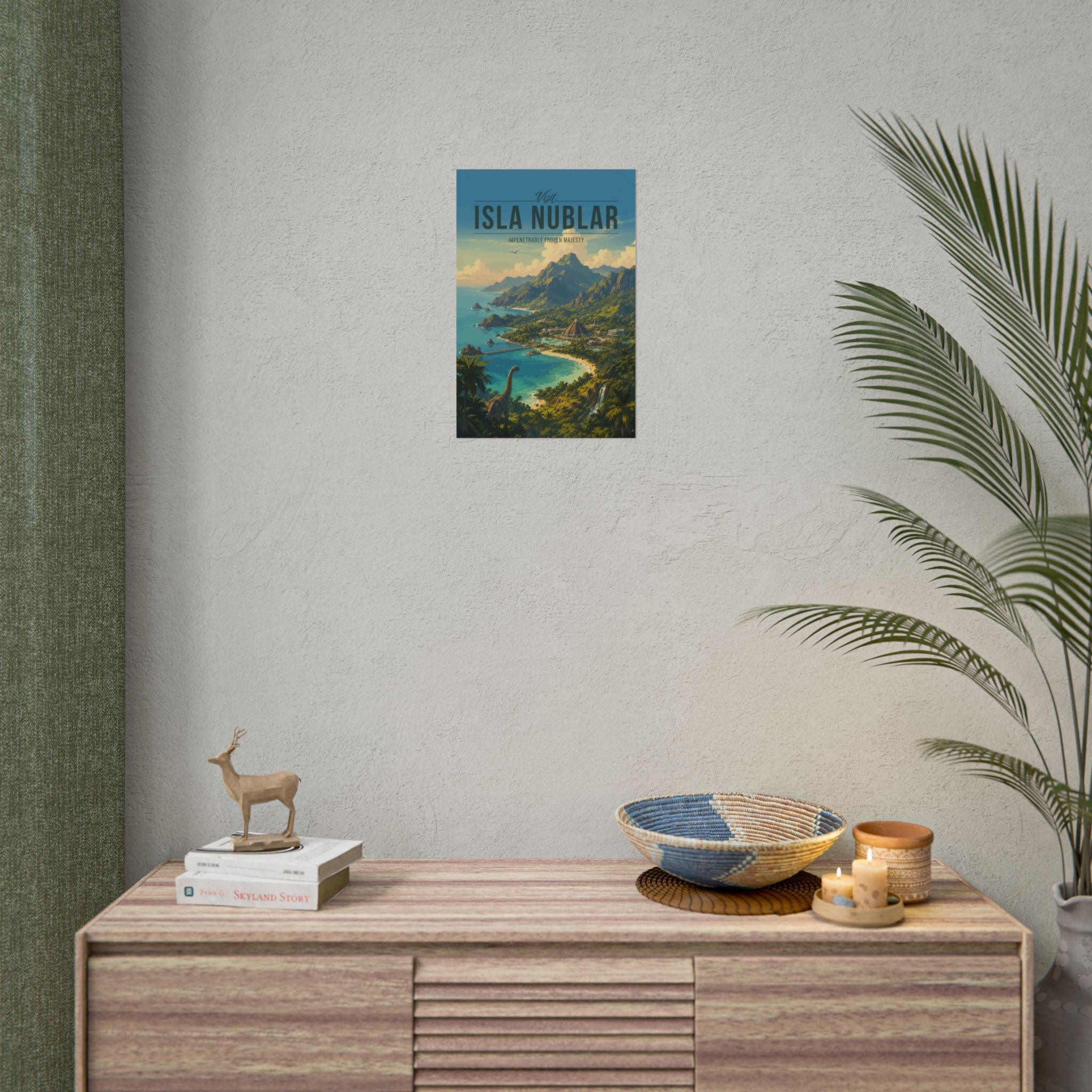 Isla Nublar Travel Poster