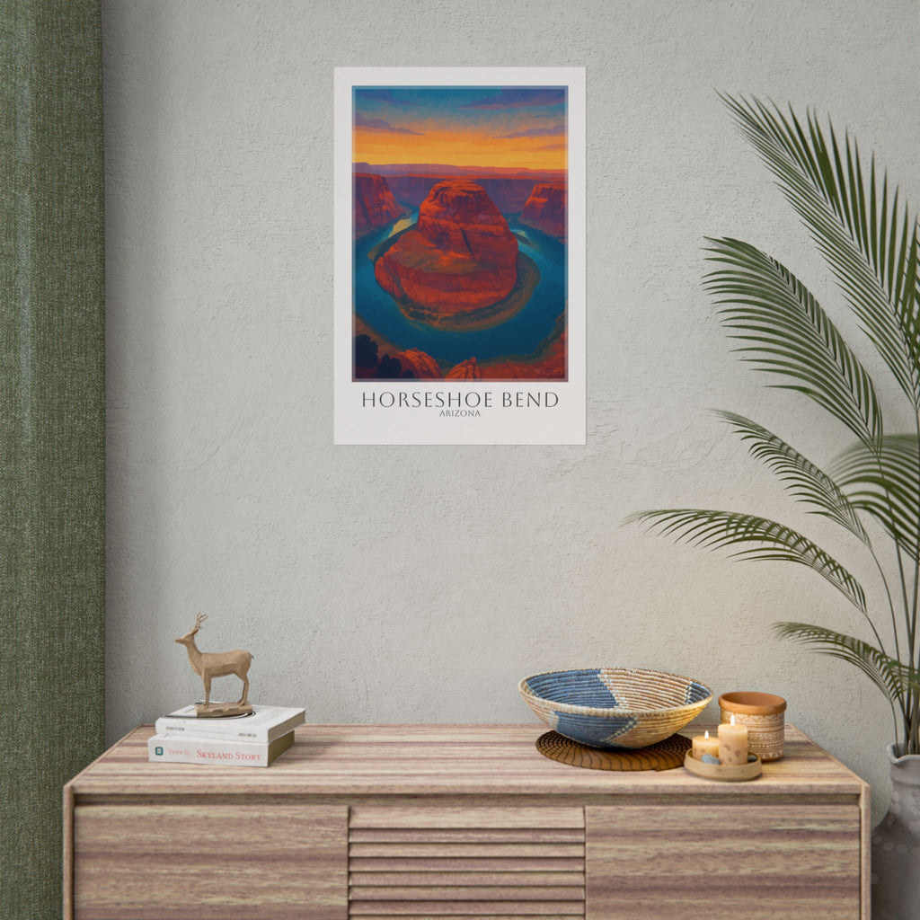 Horseshoe Bend Travel Poster