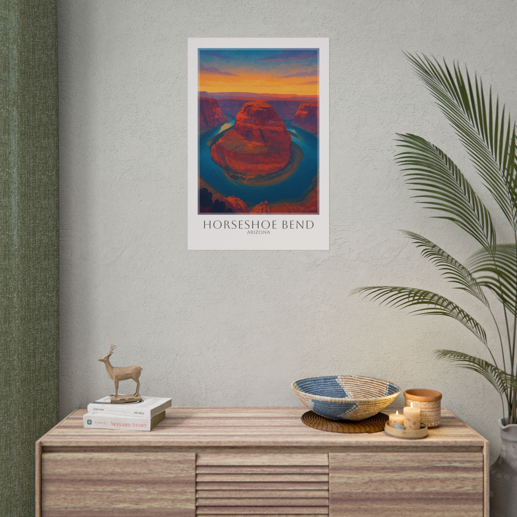 Horseshoe Bend Travel Poster