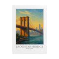 Brooklyn Bridge Travel Poster