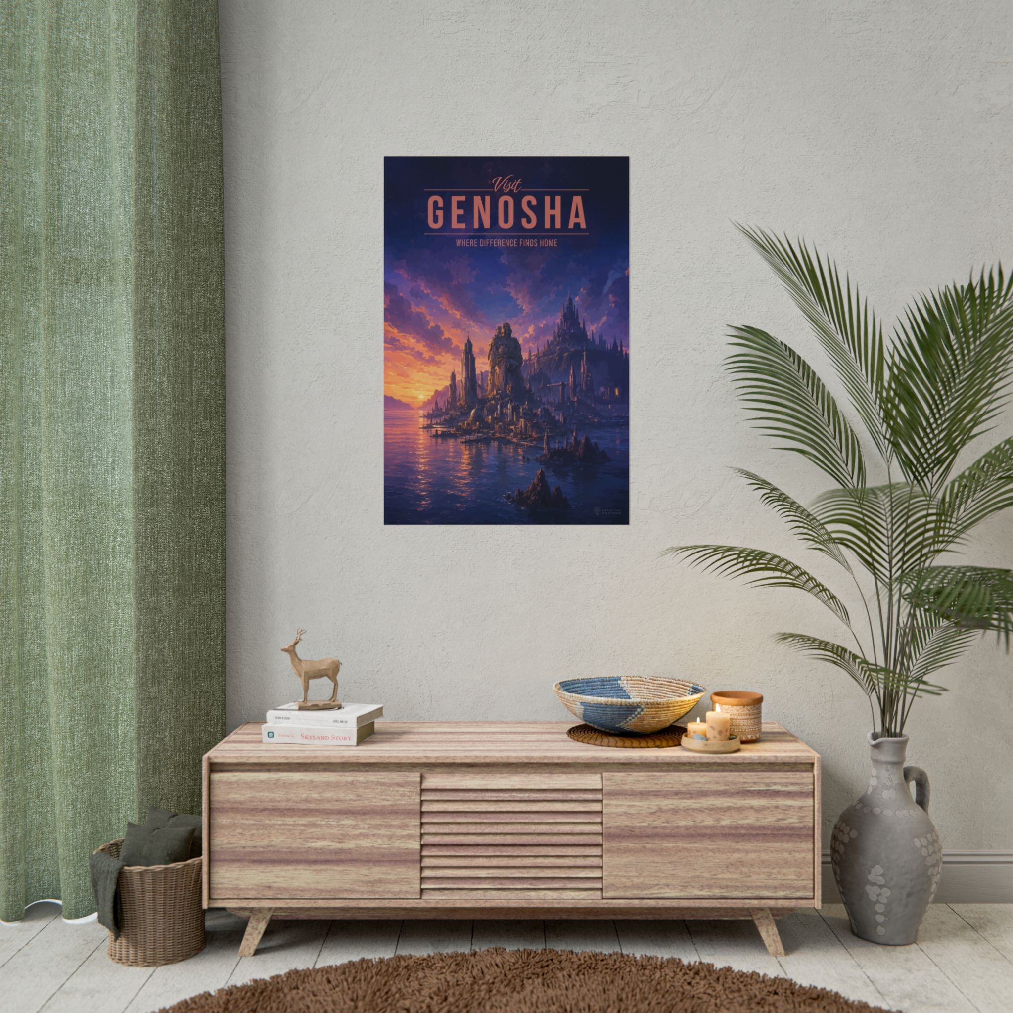 Genosha Travel Poster