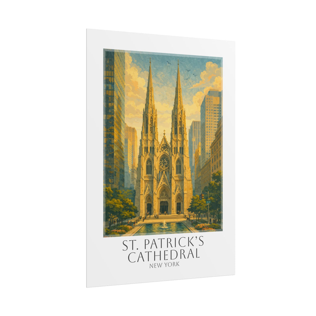 St Patricks Cathedral Travel Poster