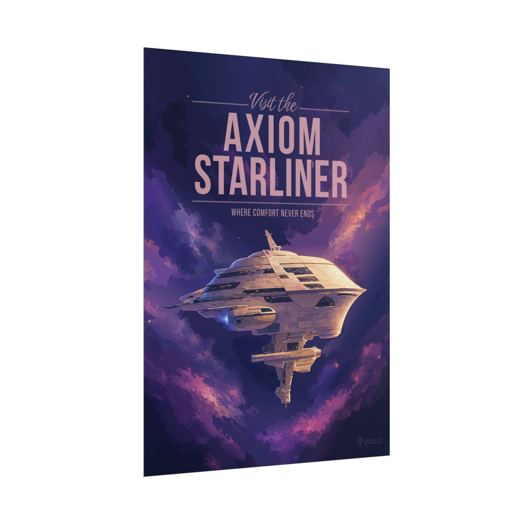 Axiom Starliner Travel Poster